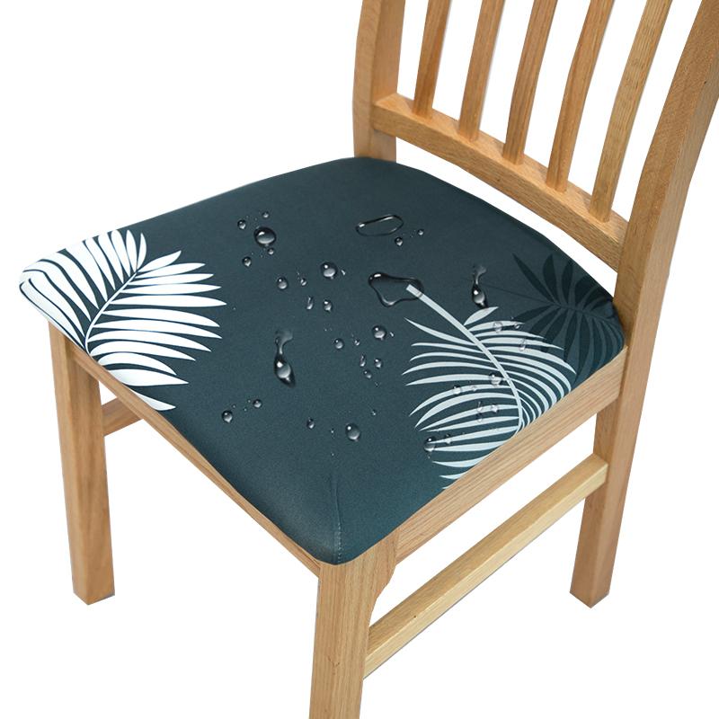 Water-repellent Dining Room Chair Cover Spandex Elastic Removable Seat Covers