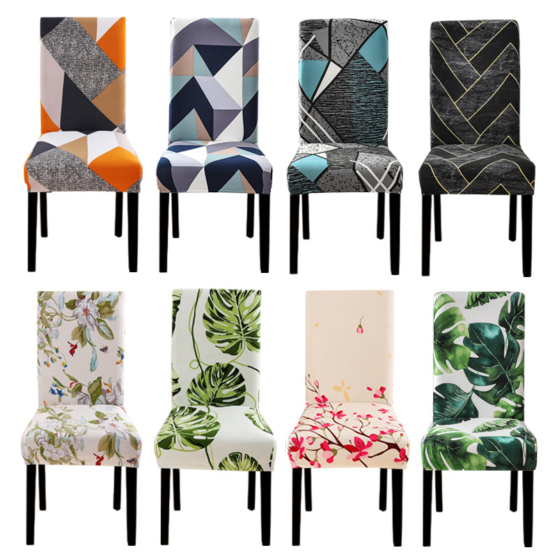 Kas Geometry Chair Cover Elastic Chair Covers Spandex Stretch Anti-dirty Removable Dining Office Chair Case