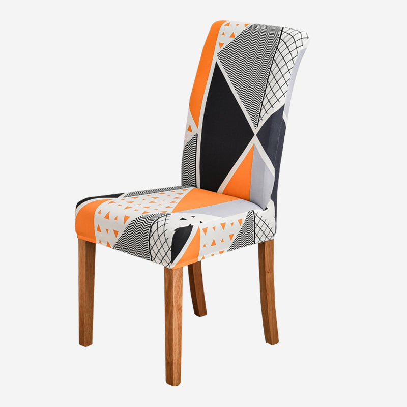 Kas Geometry Chair Cover Elastic Chair Covers Spandex Stretch Anti-dirty Removable Dining Office Chair Case