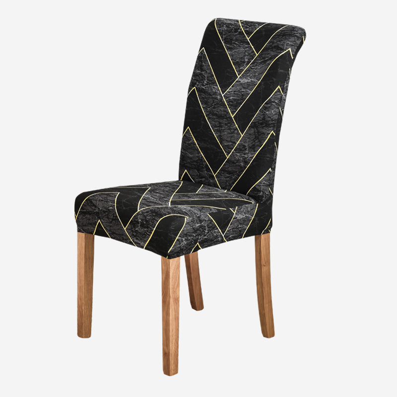 Kas Geometry Chair Cover Elastic Chair Covers Spandex Stretch Anti-dirty Removable Dining Office Chair Case