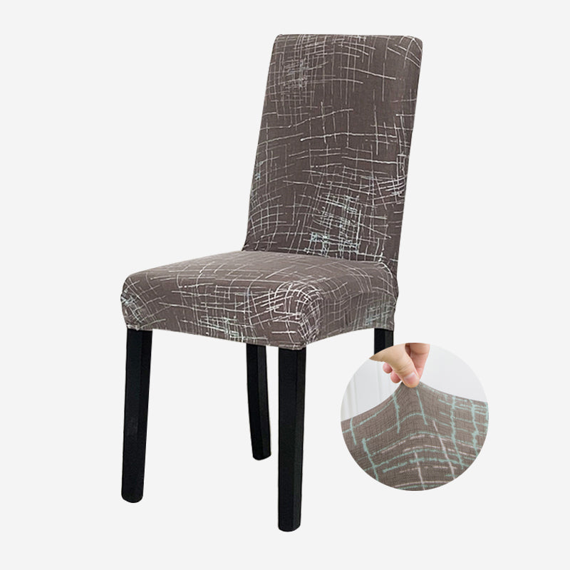 Kas Geometry Chair Cover Elastic Chair Covers Spandex Stretch Anti-dirty Removable Dining Office Chair Case