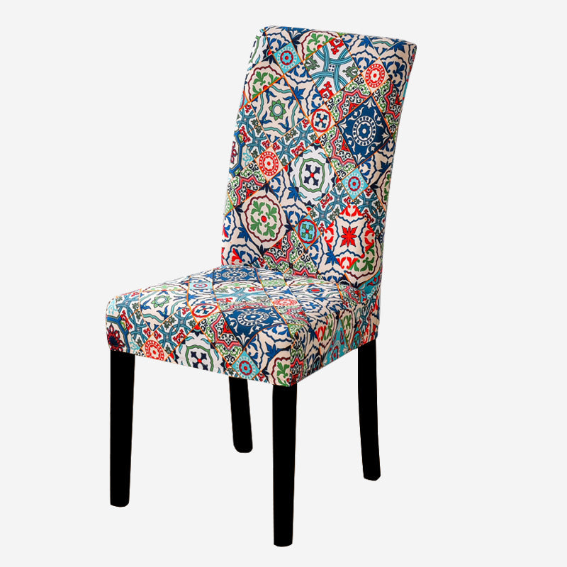 Kas Geometry Chair Cover Elastic Chair Covers Spandex Stretch Anti-dirty Removable Dining Office Chair Case