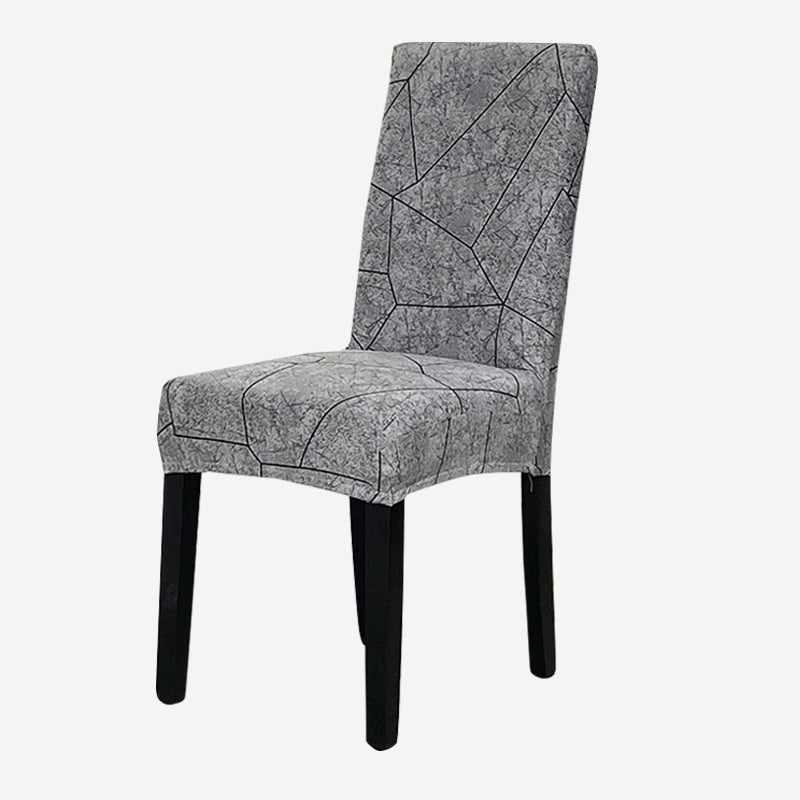 Kas Geometry Chair Cover Elastic Chair Covers Spandex Stretch Anti-dirty Removable Dining Office Chair Case