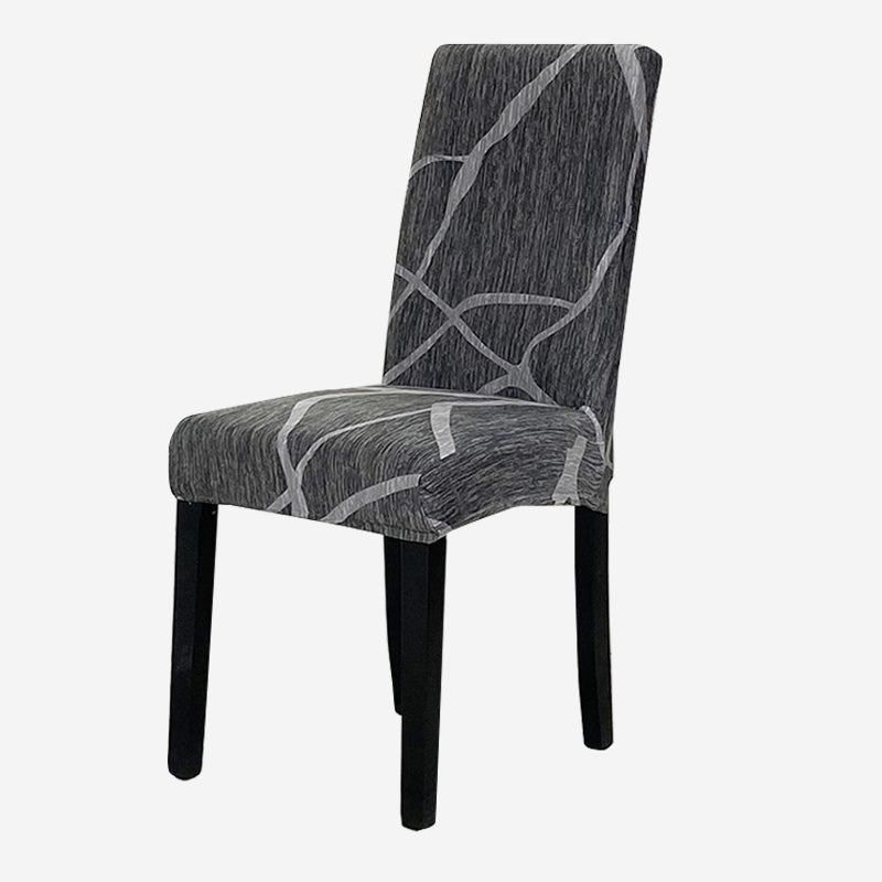 Kas Geometry Chair Cover Elastic Chair Covers Spandex Stretch Anti-dirty Removable Dining Office Chair Case