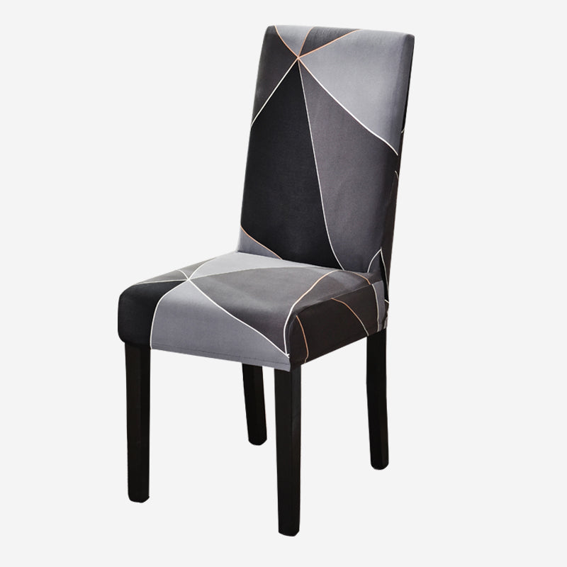 Kas Geometry Chair Cover Elastic Chair Covers Spandex Stretch Anti-dirty Removable Dining Office Chair Case
