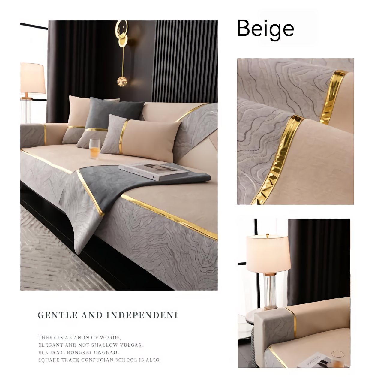 Universal Sofa Cushions For All Seasons Comfortable, Soft, Non-slip, Breathable Seat And Backrest Covers