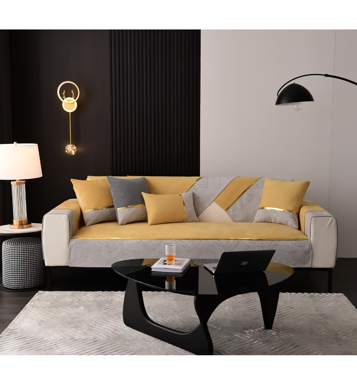 Universal Sofa Cushions For All Seasons Comfortable, Soft, Non-slip, Breathable Seat And Backrest Covers