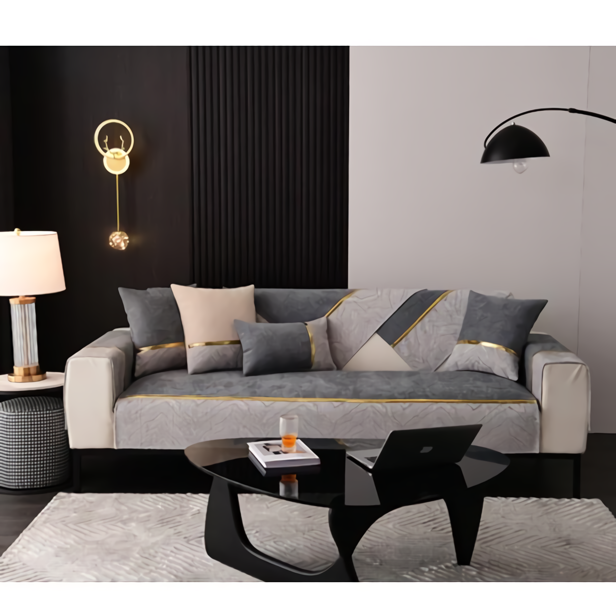 Universal Sofa Cushions For All Seasons Comfortable, Soft, Non-slip, Breathable Seat And Backrest Covers