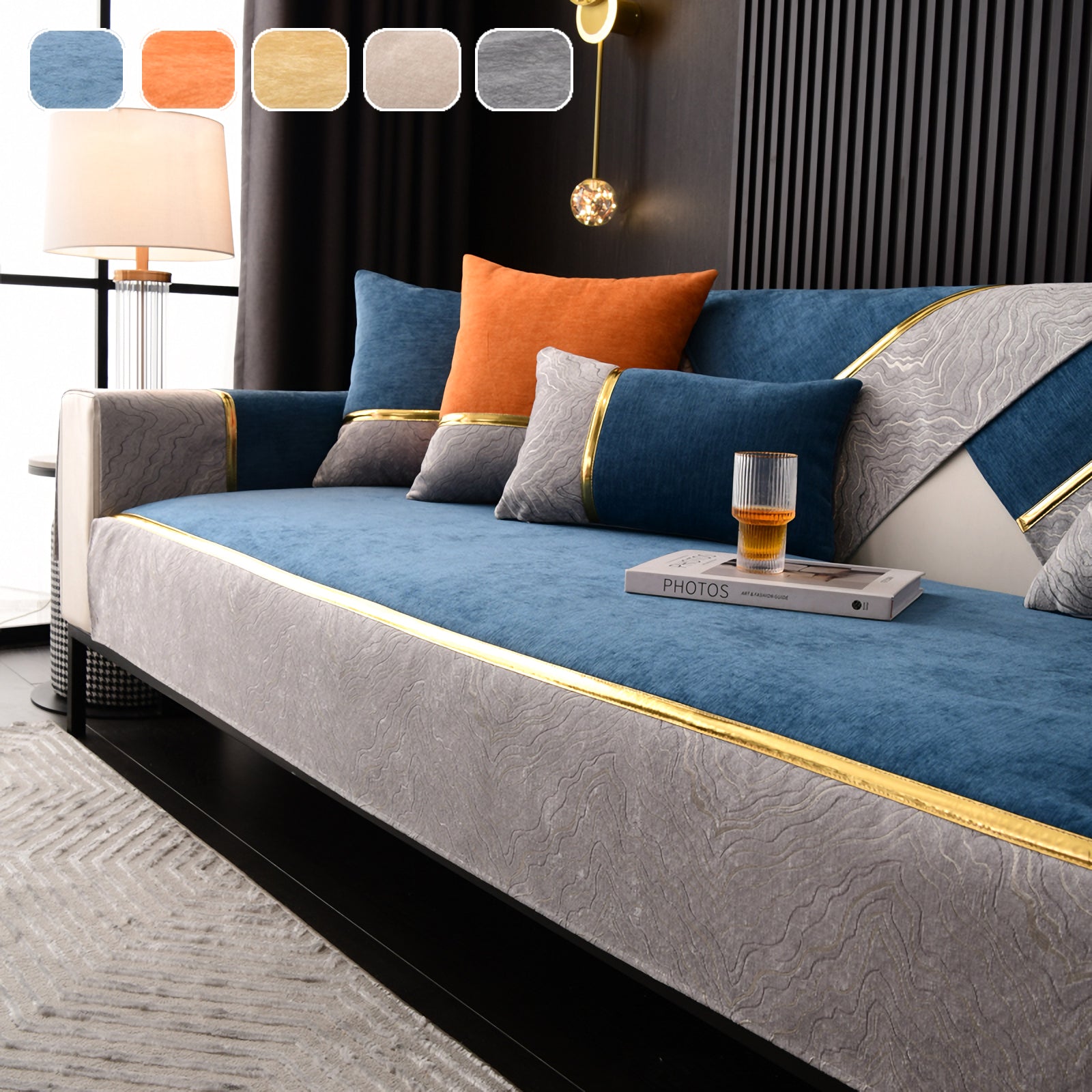 Universal Sofa Cushions For All Seasons Comfortable, Soft, Non-slip, Breathable Seat And Backrest Covers