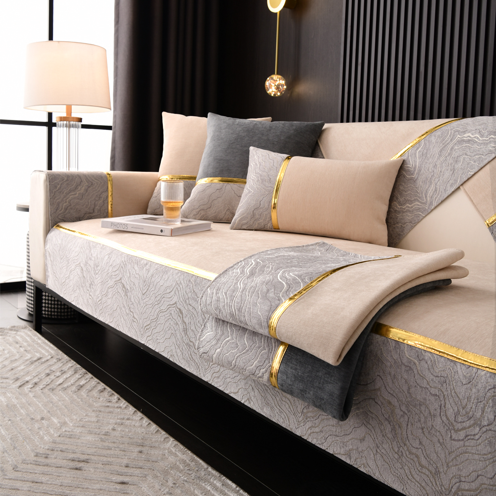 Universal Sofa Cushions For All Seasons Comfortable, Soft, Non-slip, Breathable Seat And Backrest Covers
