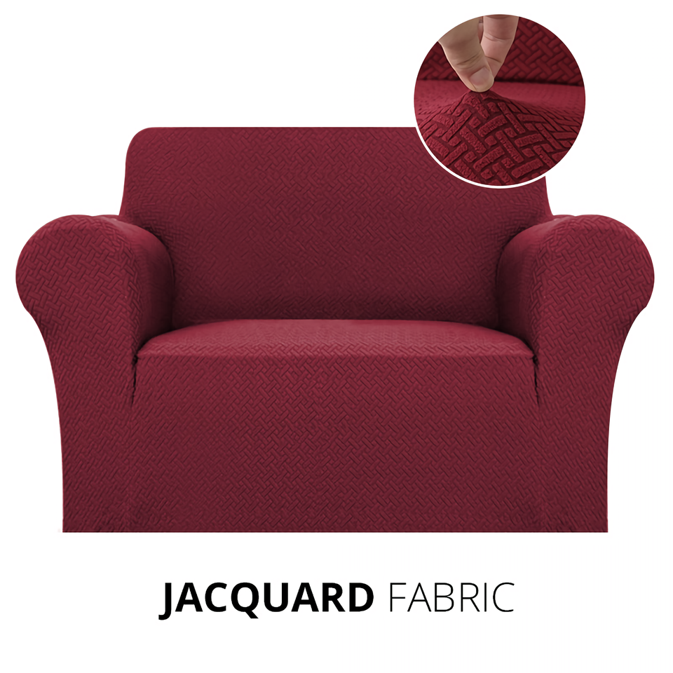 Kas Armchair Cover 4-styles Elastic Sofa Cover Couch Covers For Living Room Stretchable Slipcover For Chairs - 1 Seater Chair Slip Cover