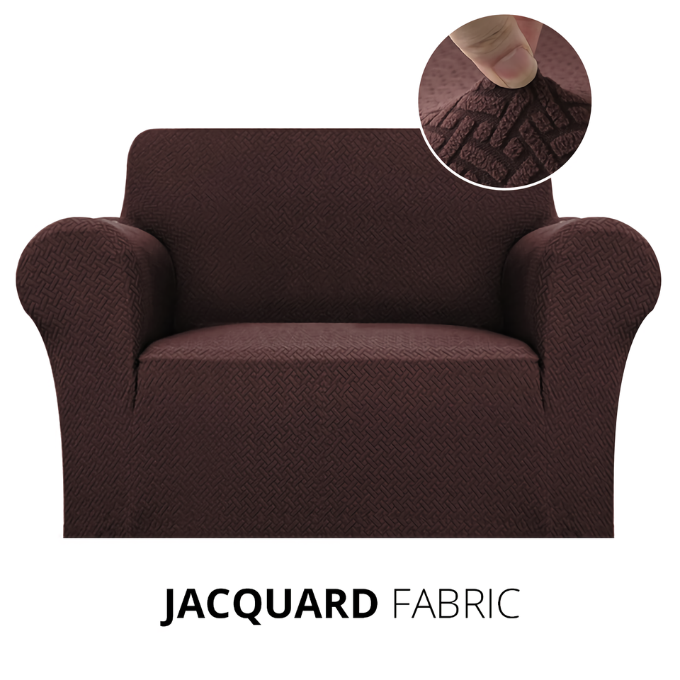 Kas Armchair Cover 4-styles Elastic Sofa Cover Couch Covers For Living Room Stretchable Slipcover For Chairs - 1 Seater Chair Slip Cover