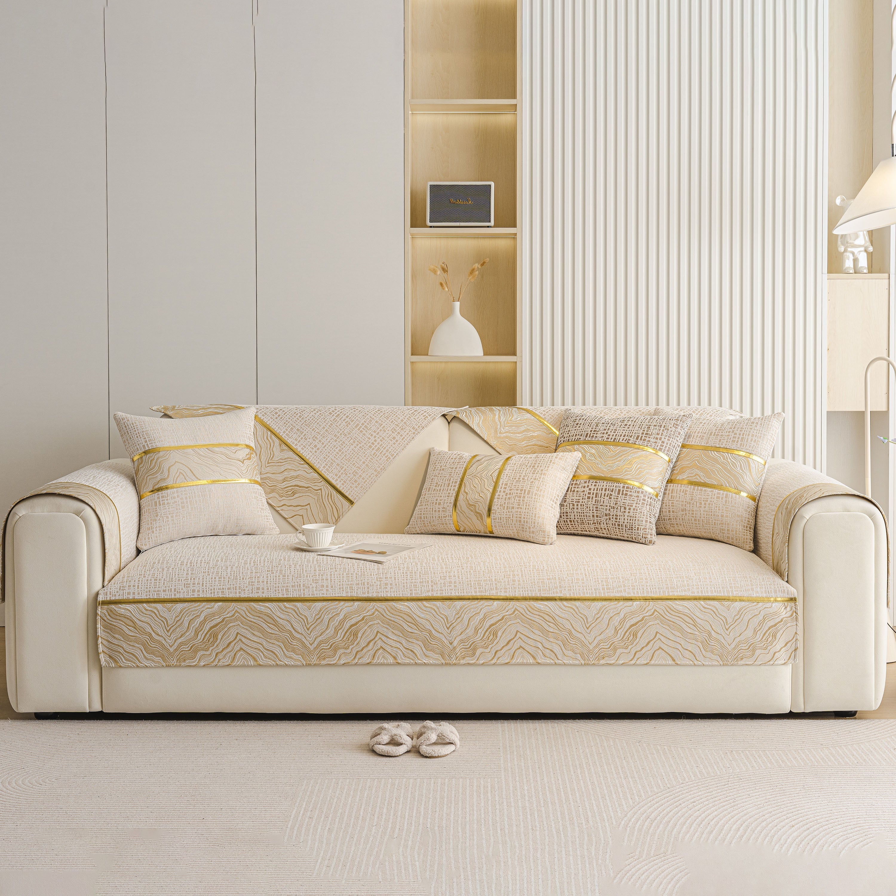 Modern Non-slip Couch Slipcover, Soft, Durable & Washable Furniture Protector