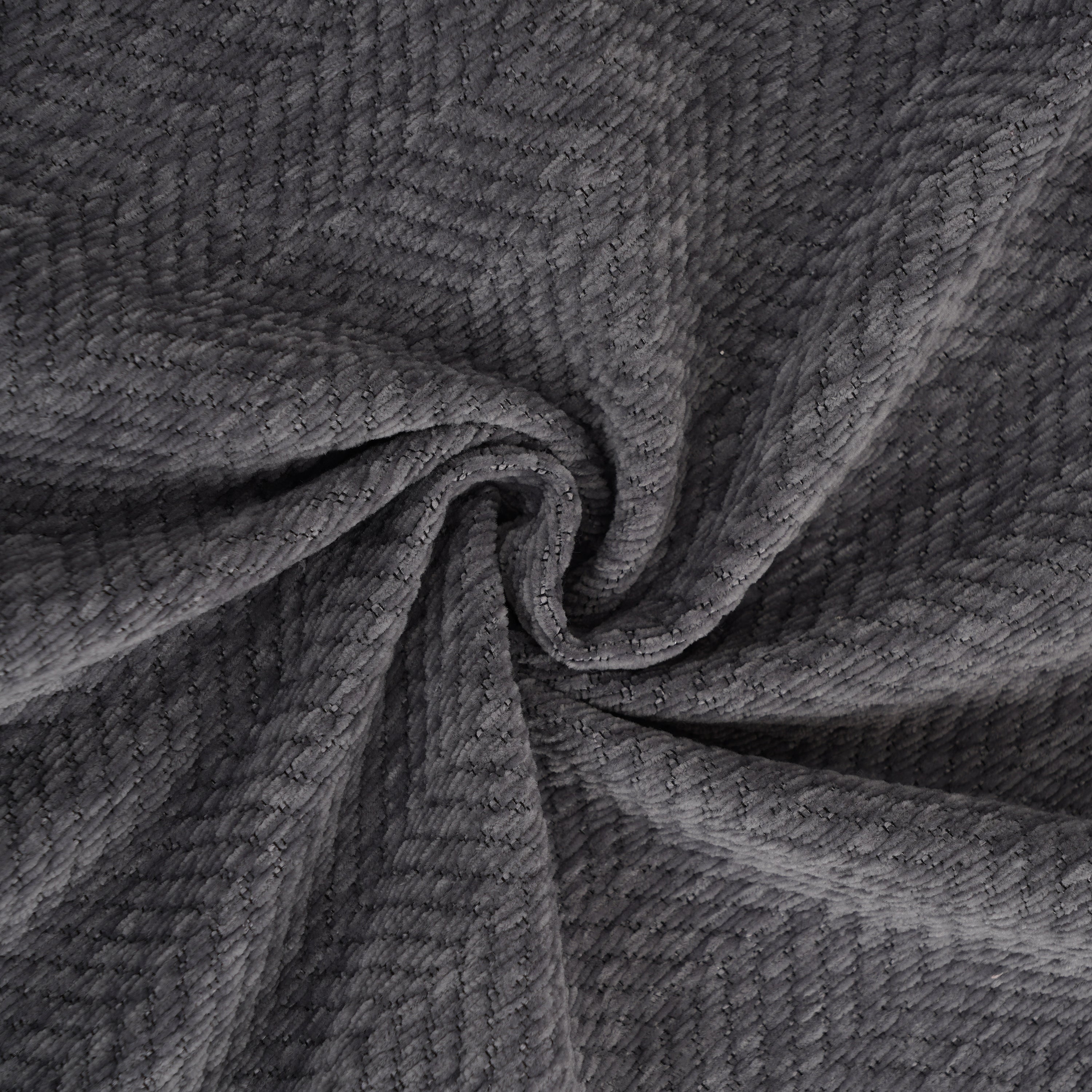 Chenille Herringbone Couch Cover Blanket, Sectional With Washable Covers, Furniture Covers For Sofas