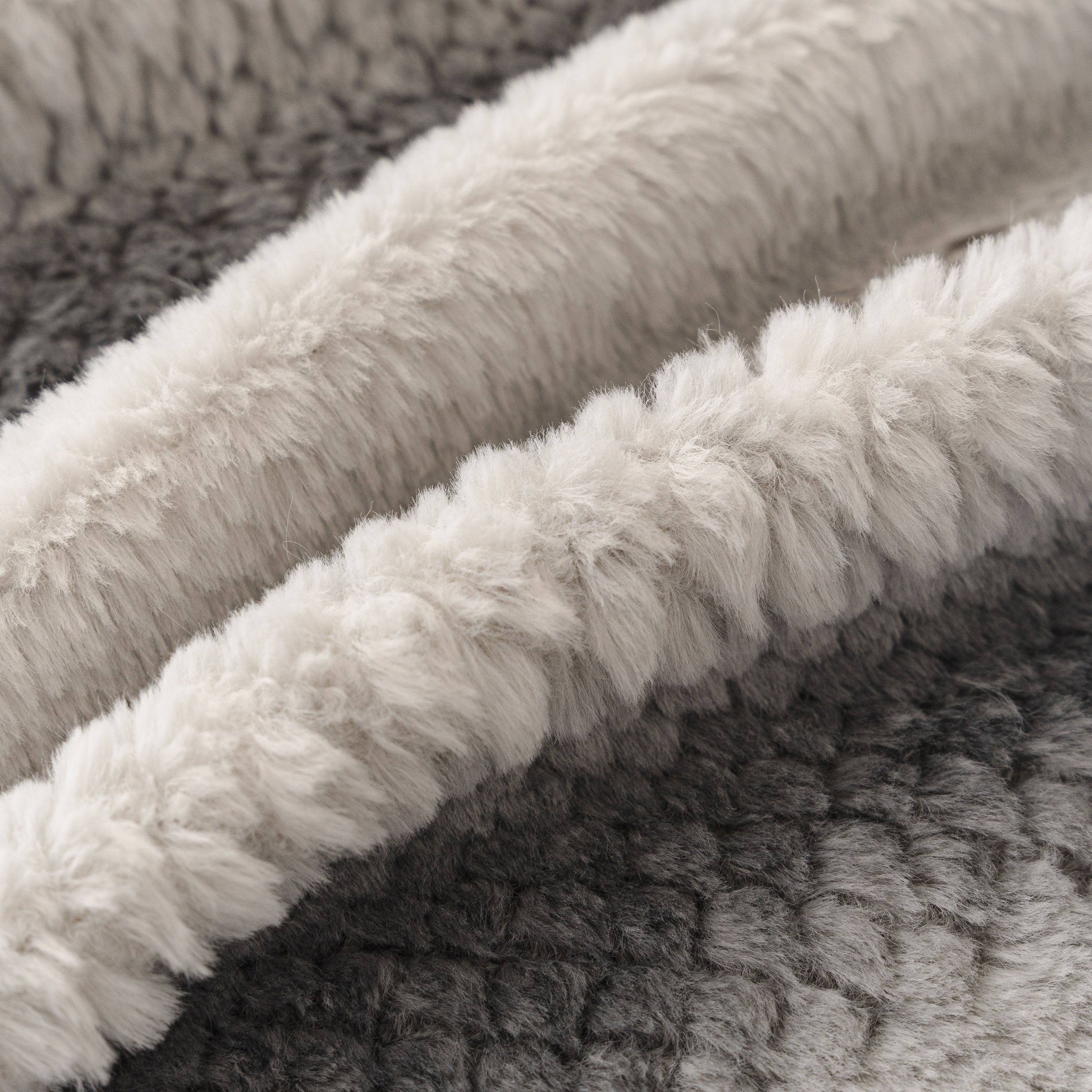 Faux Fur Sofa Cover Washable Furniture Protector For Sectional Warm & Fuzzy Slipcover
