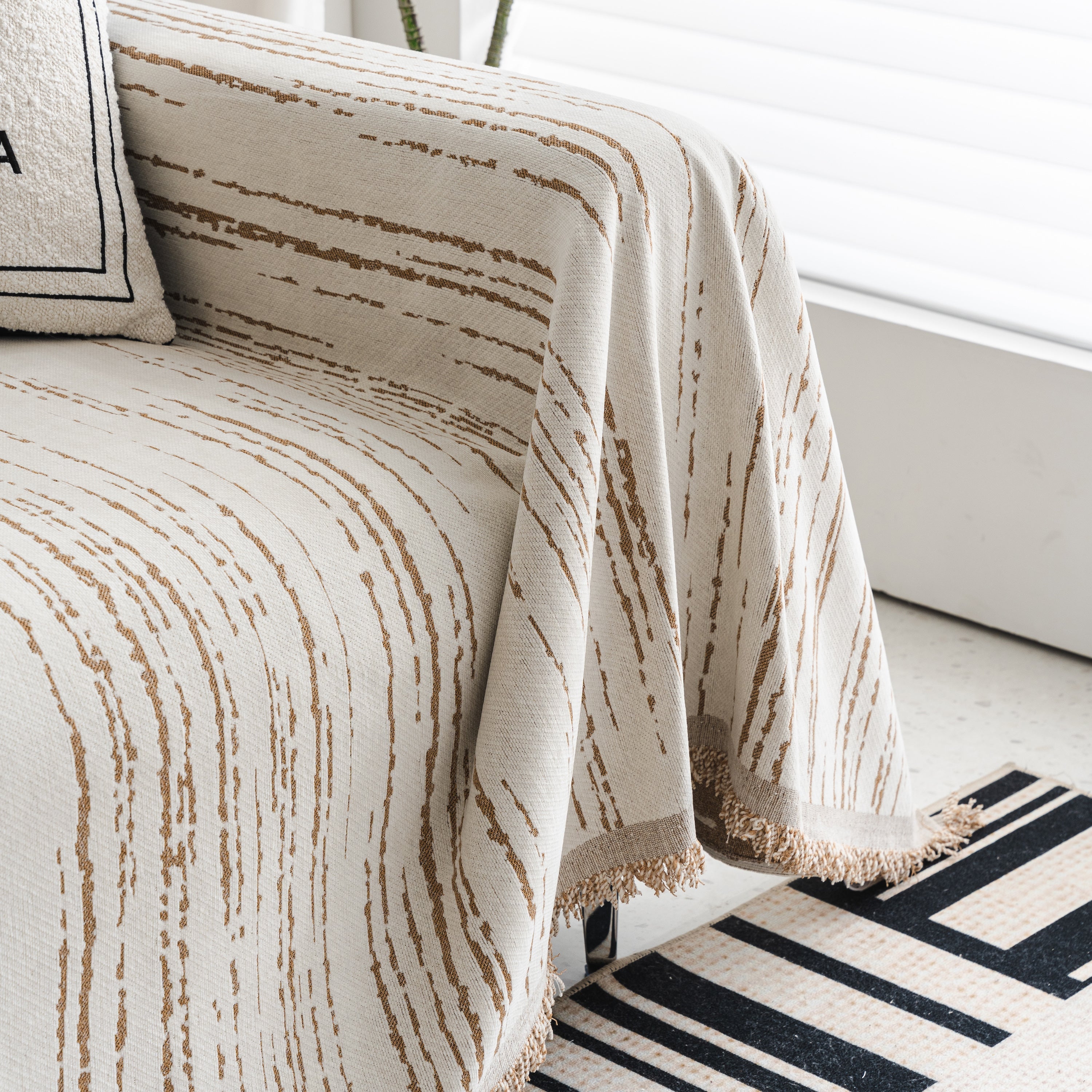 Slip Covers For Sofas, Sofa Throw Cover Soft Chenille Sofa Bed Cover, L Shaped Sectional Couch Covers