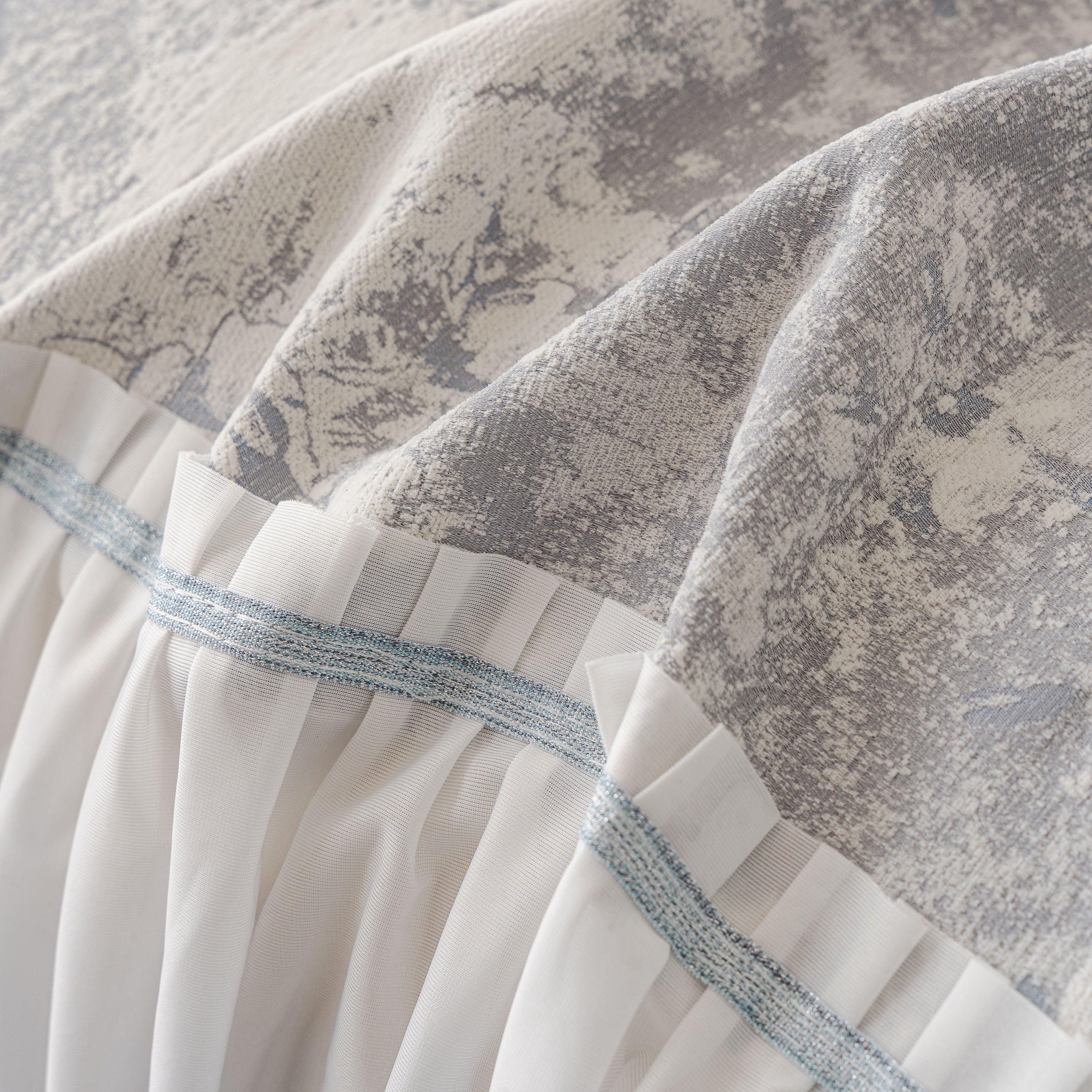 French Chic Style Ruffle Rose Cover Throw For Sofas, Decorative Sectional Covers
