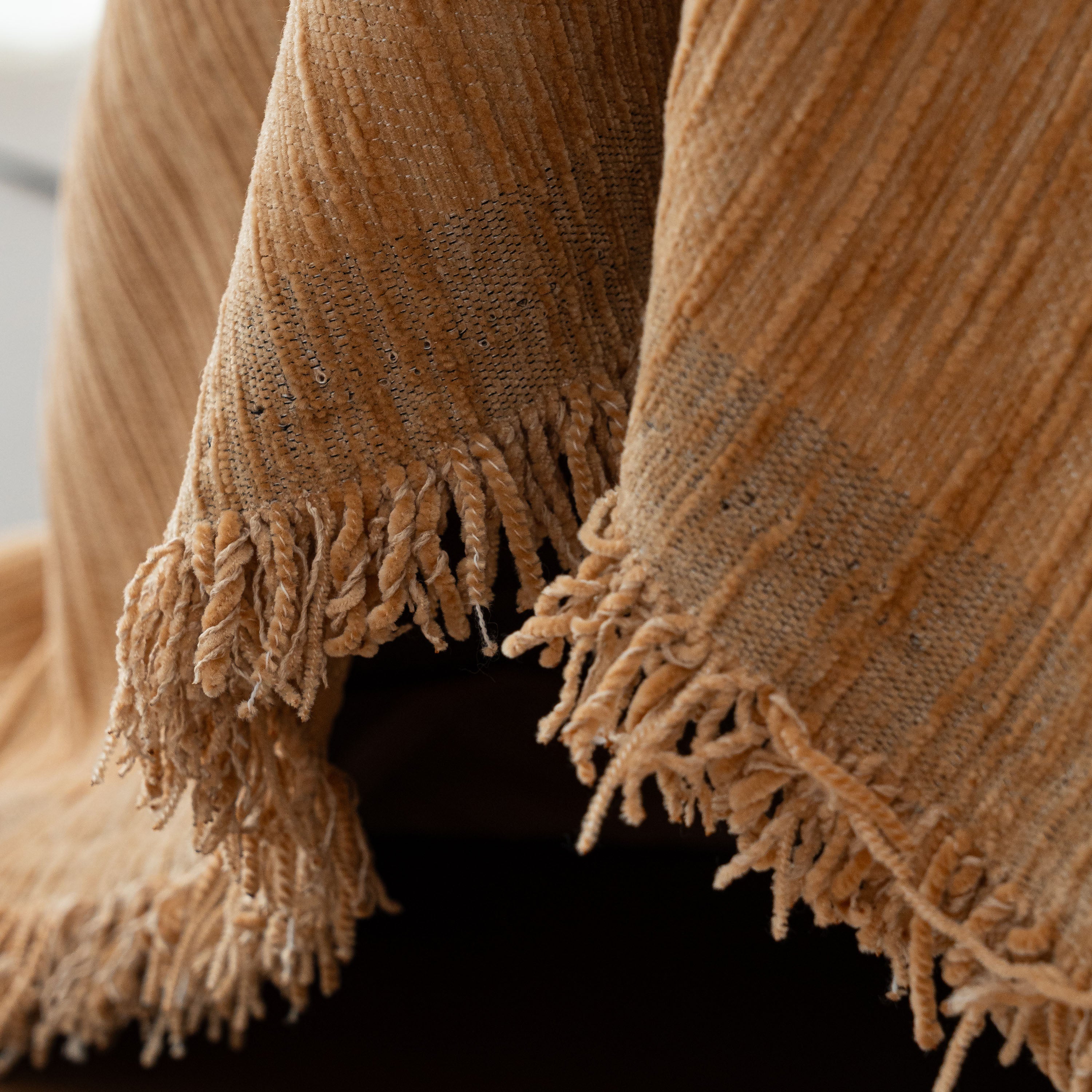 Washable Textured Sofa Cover Throw For Pets, Dogs Furniture Protector With Tassels