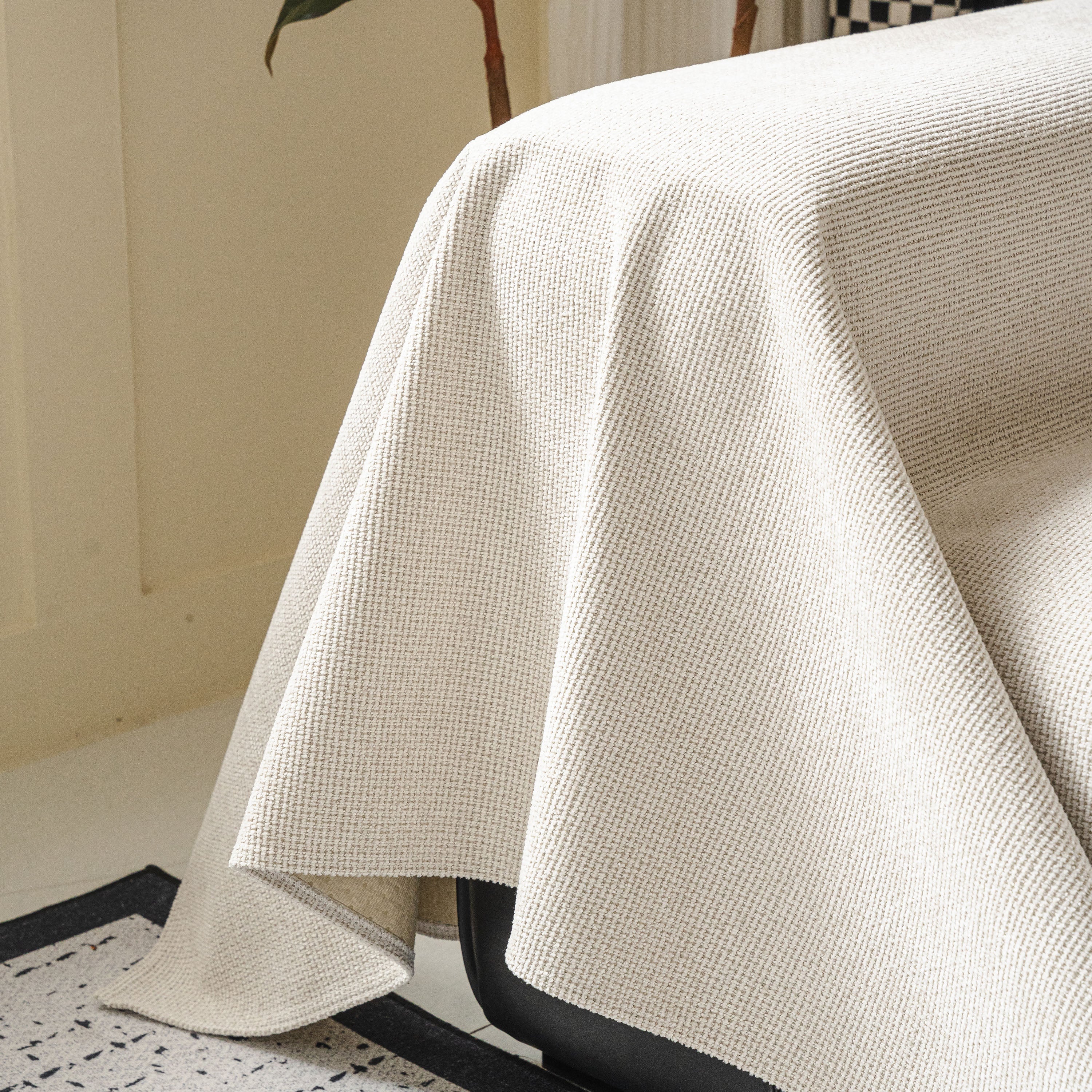 Waterproof Couch Throw Cover For Dogs, Non Slip Slipcover For Leather Fabric Sofa