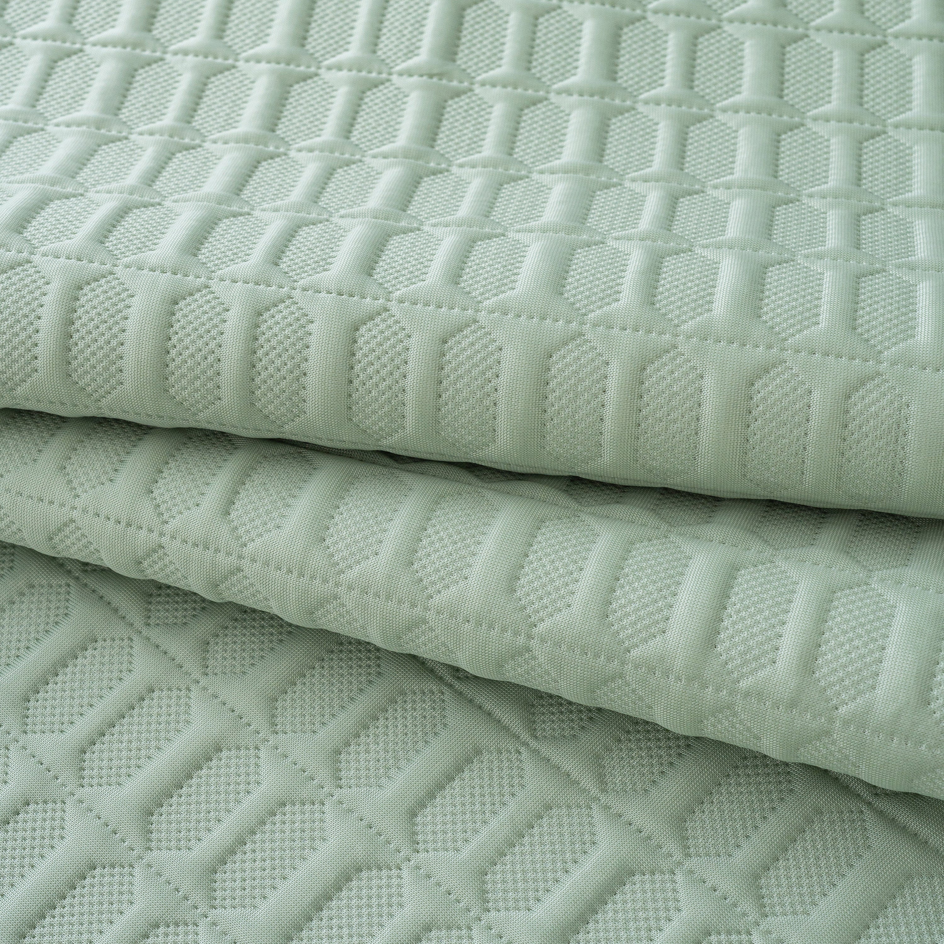 Geometric Textured Couch Slipcover Protector Non-slip Ice Silk Sofa Cover For Couch