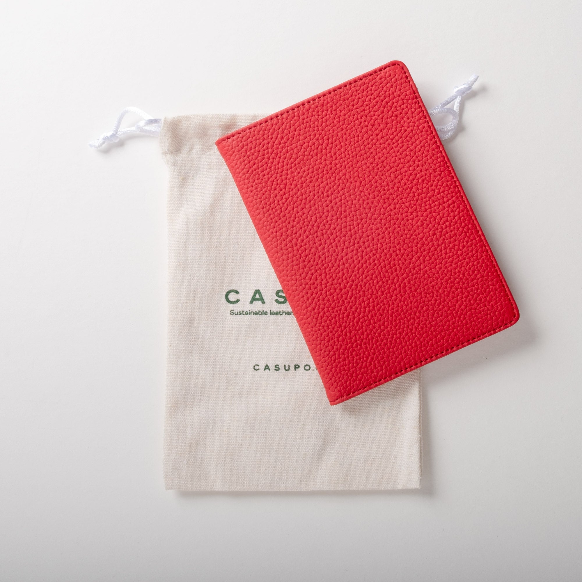 Leather Green Passport Wallet With RFID