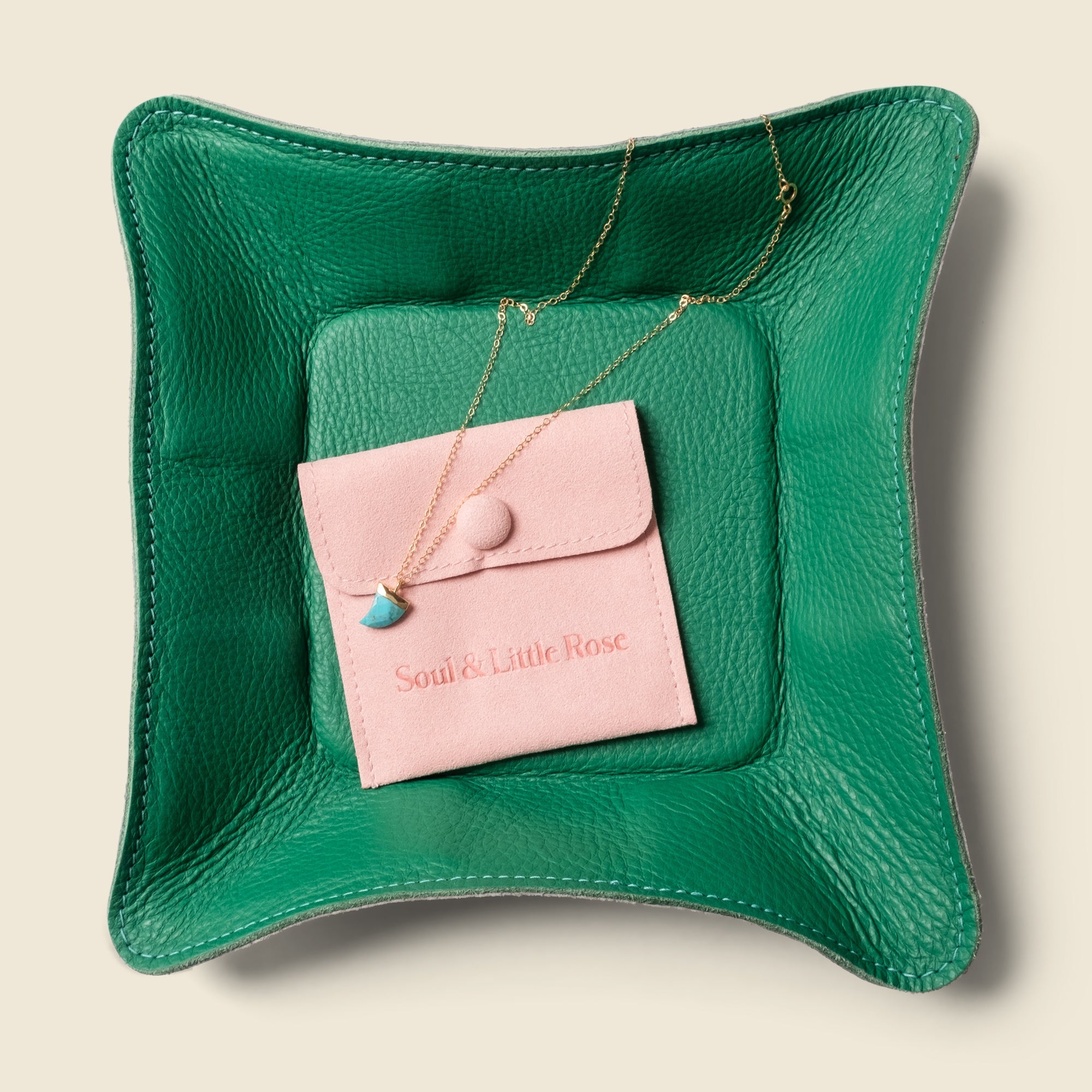 Travel Valet Tray - Green