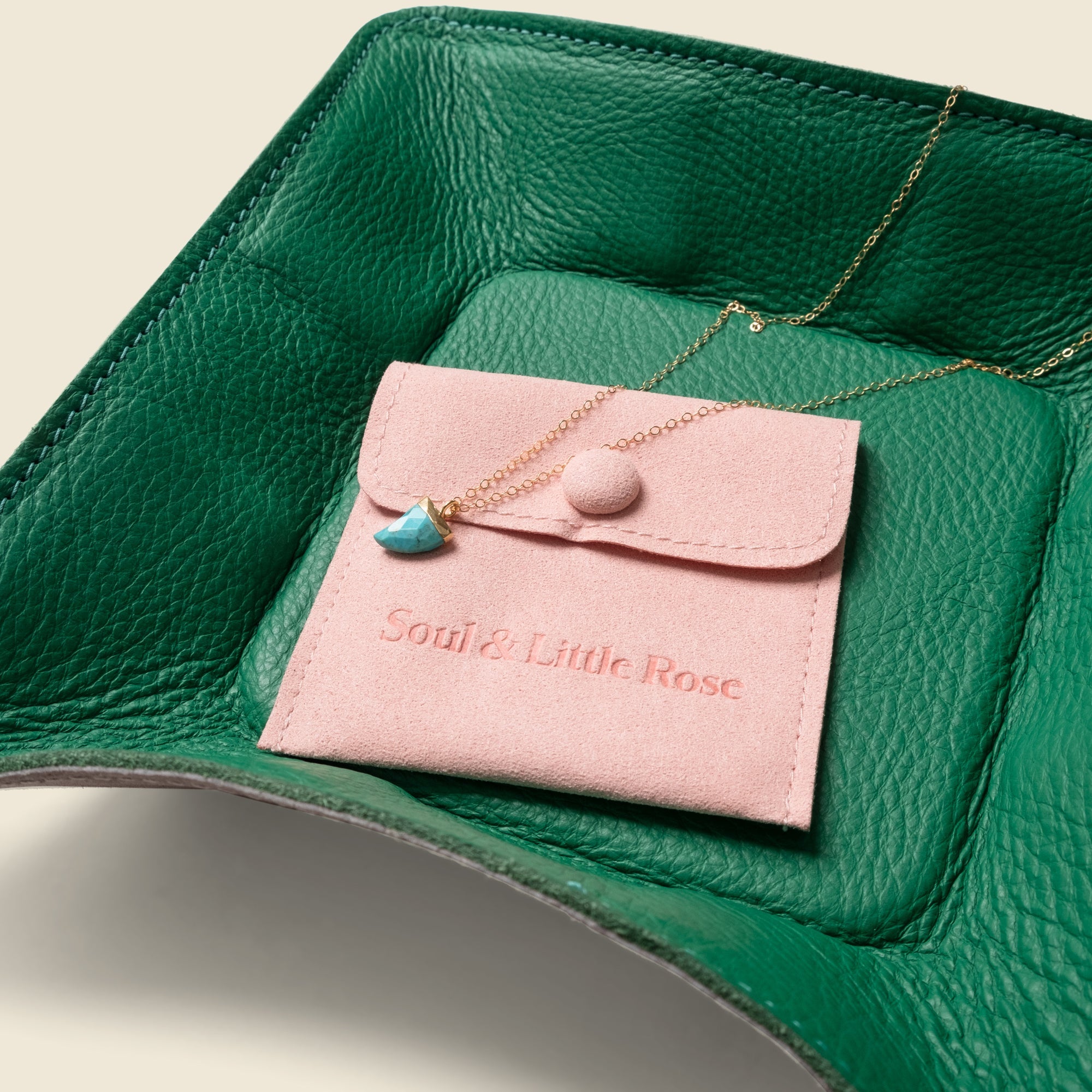 Travel Valet Tray - Green