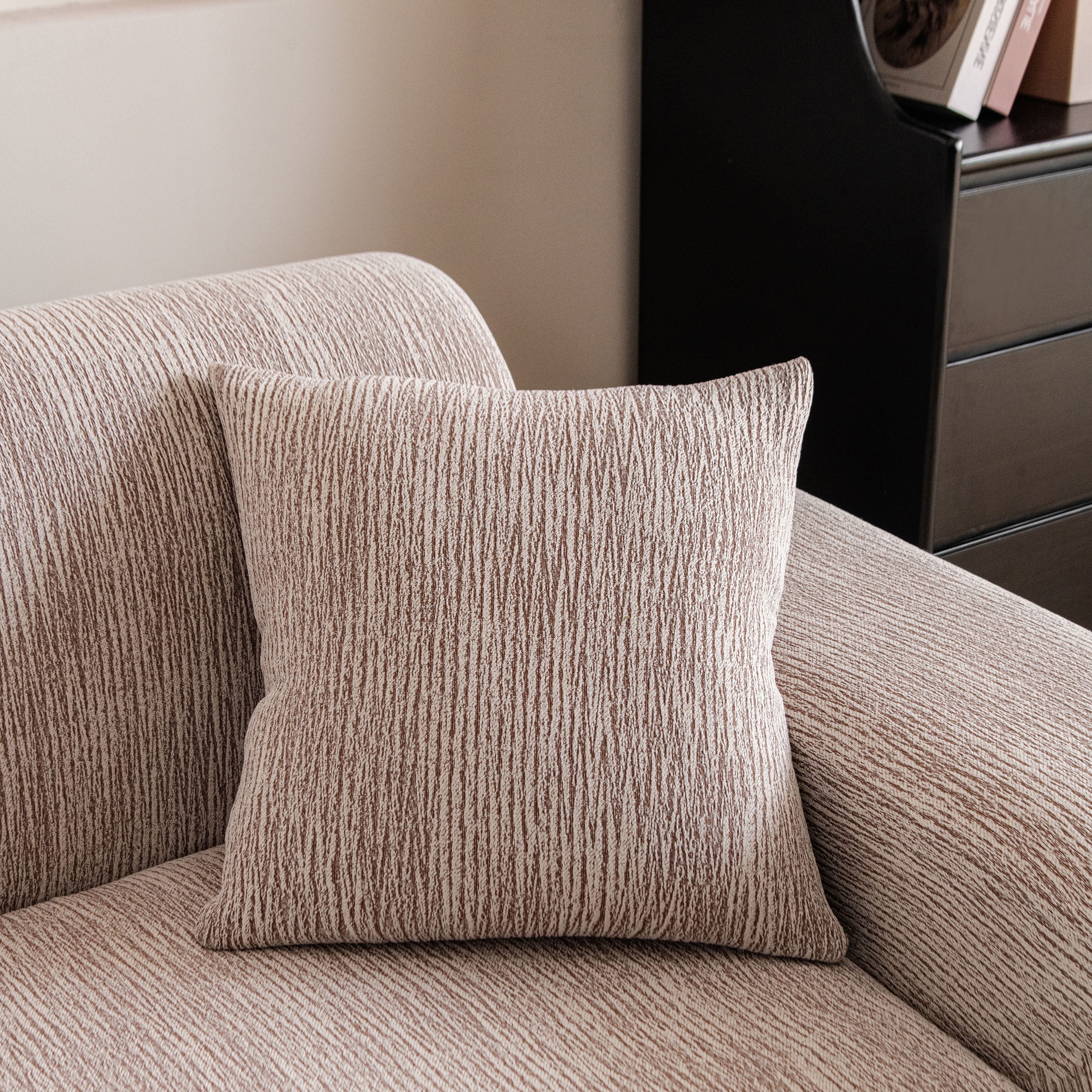 Spandex Jacquard Sofa Cover, High Stretch Crinkle Textured Couch Slipcover Kas Washable