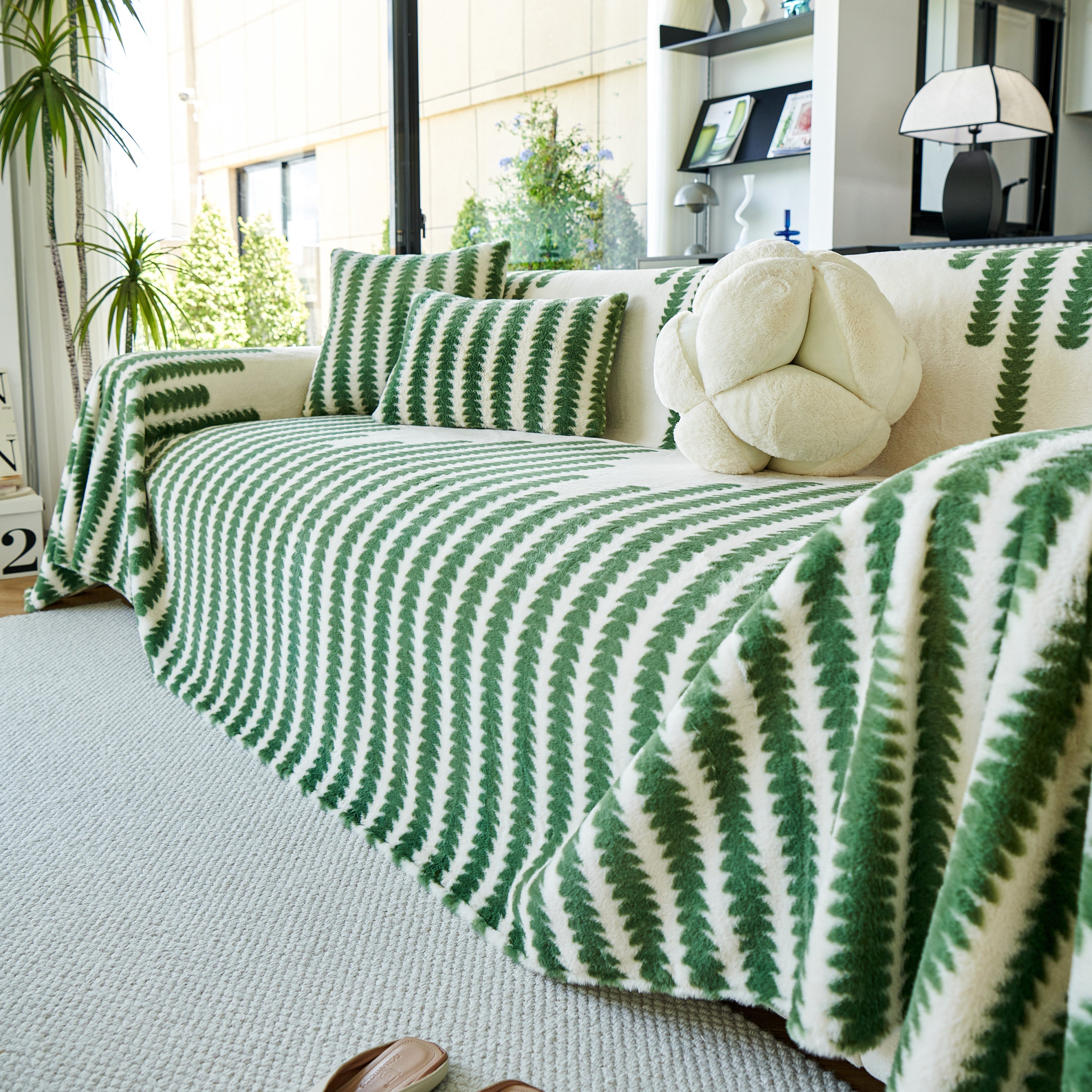 Warm Faux Fur Luxury Sofa Throw Blankets, Soft Cozy Thick Plush Shaggy Blankets For Couch Chair Bed