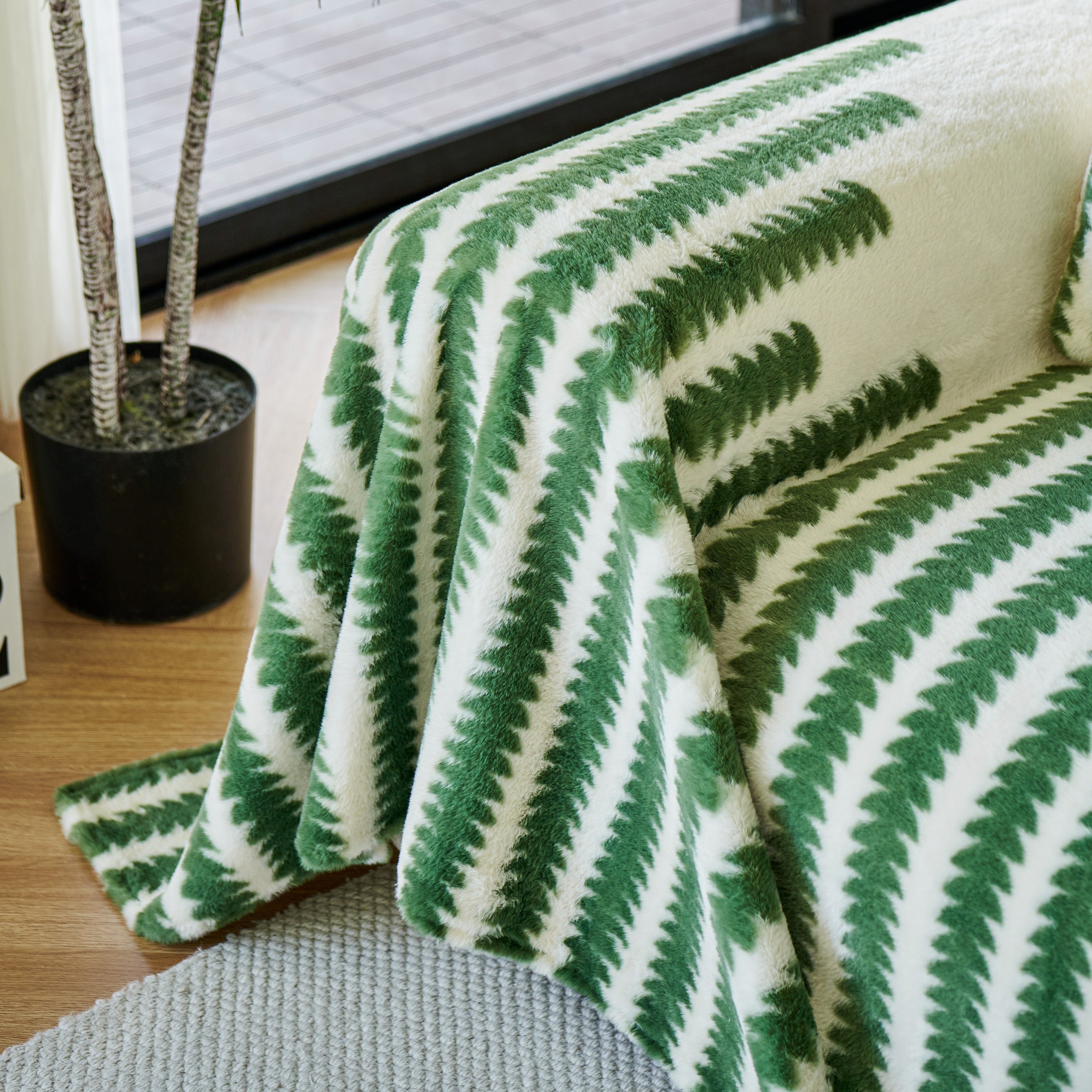 Warm Faux Fur Luxury Sofa Throw Blankets, Soft Cozy Thick Plush Shaggy Blankets For Couch Chair Bed