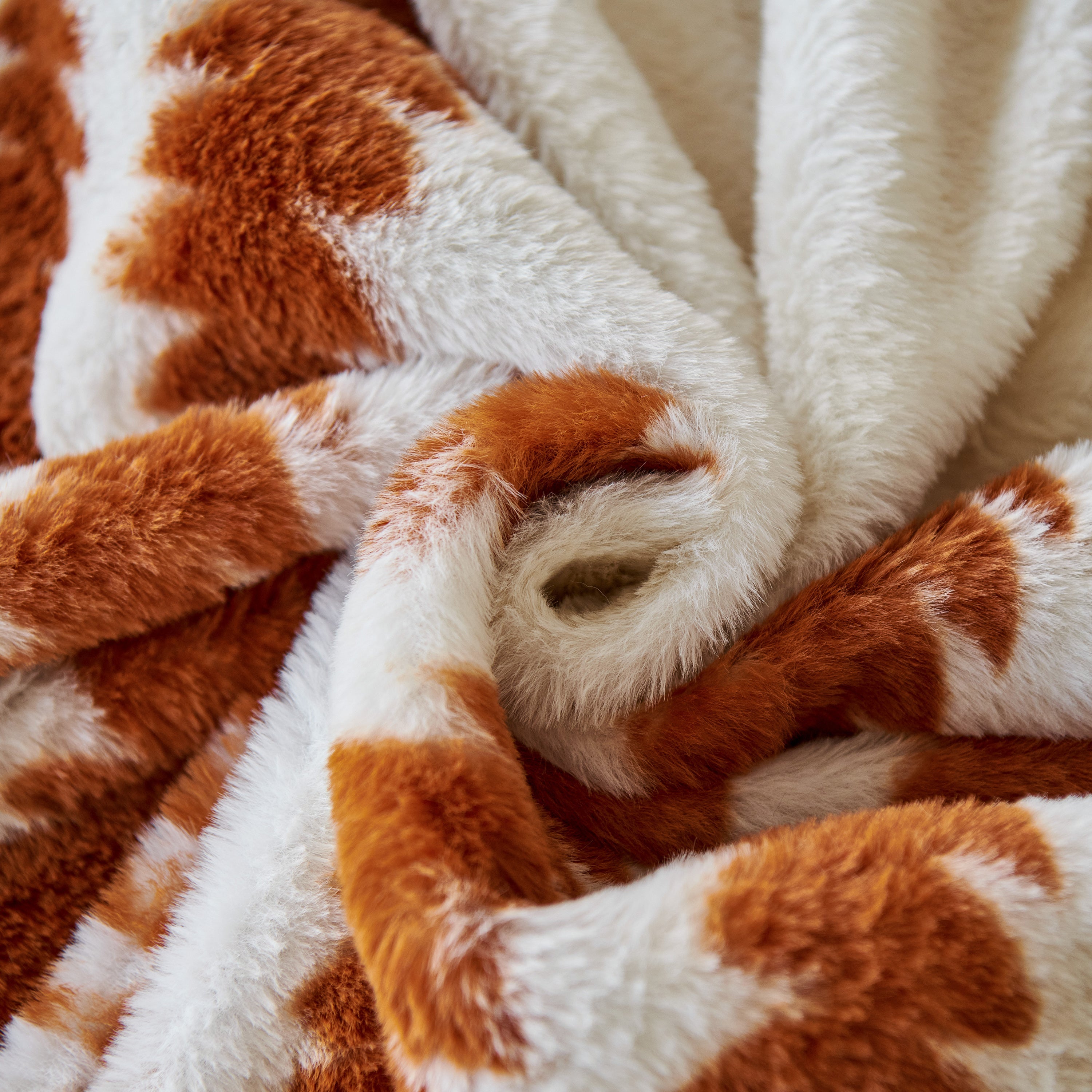 Warm Faux Fur Luxury Sofa Throw Blankets, Soft Cozy Thick Plush Shaggy Blankets For Couch Chair Bed
