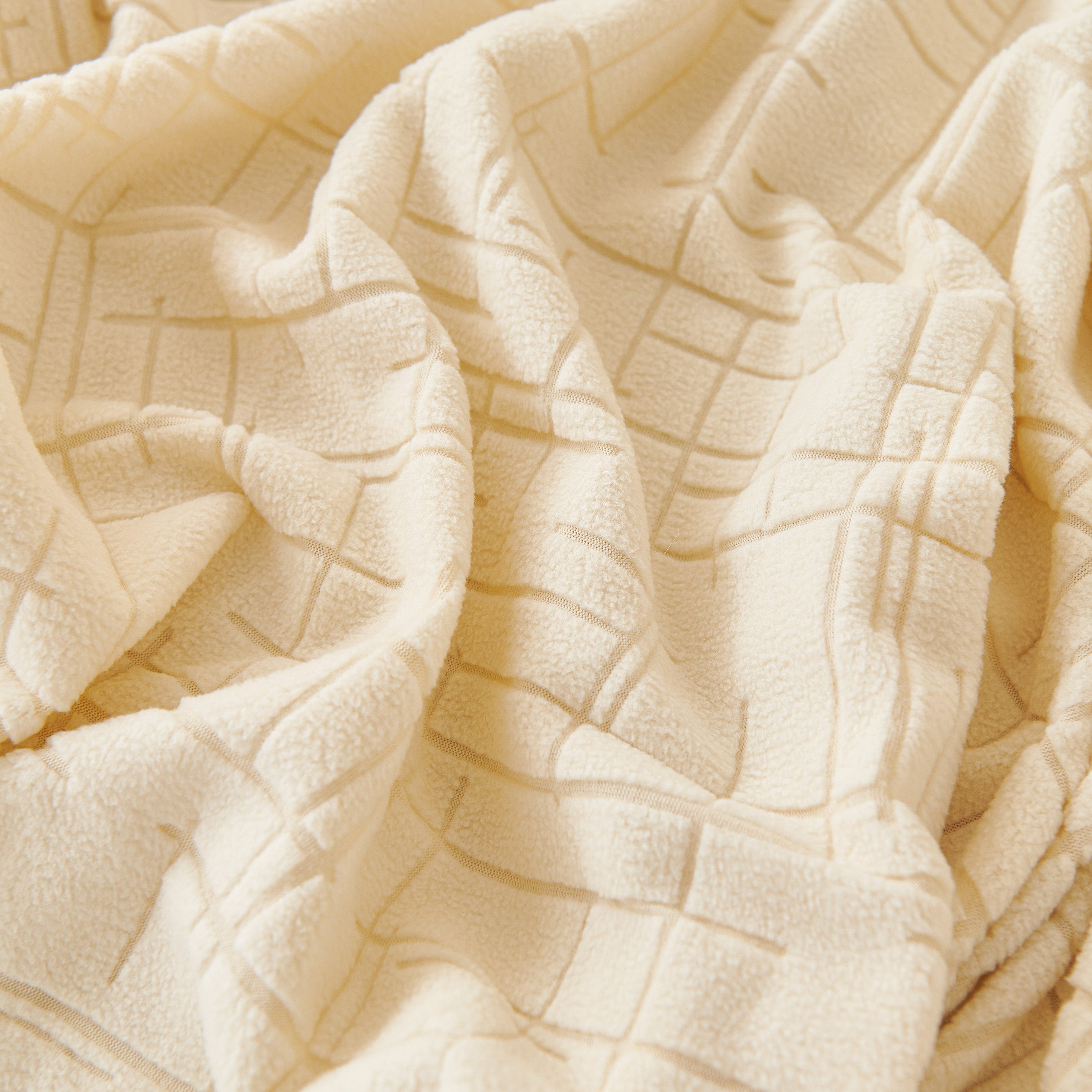 Embossed Lines Couch Covers Stretchable Non-slip & Washable Sofa Slipcovers