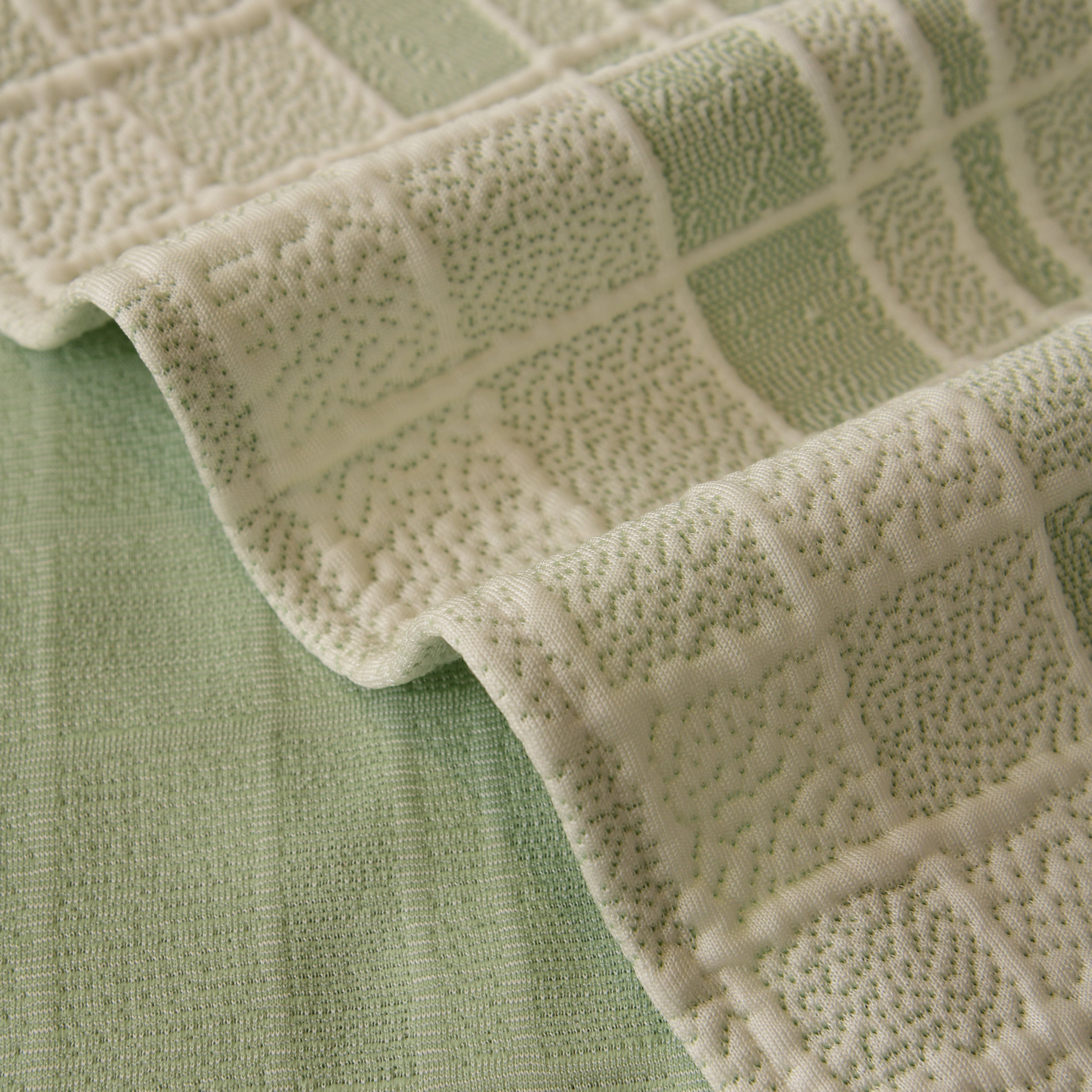 Sofa Cover Throw With Subtle Textured Stripes Lightweight Smooth Couch Slipcover