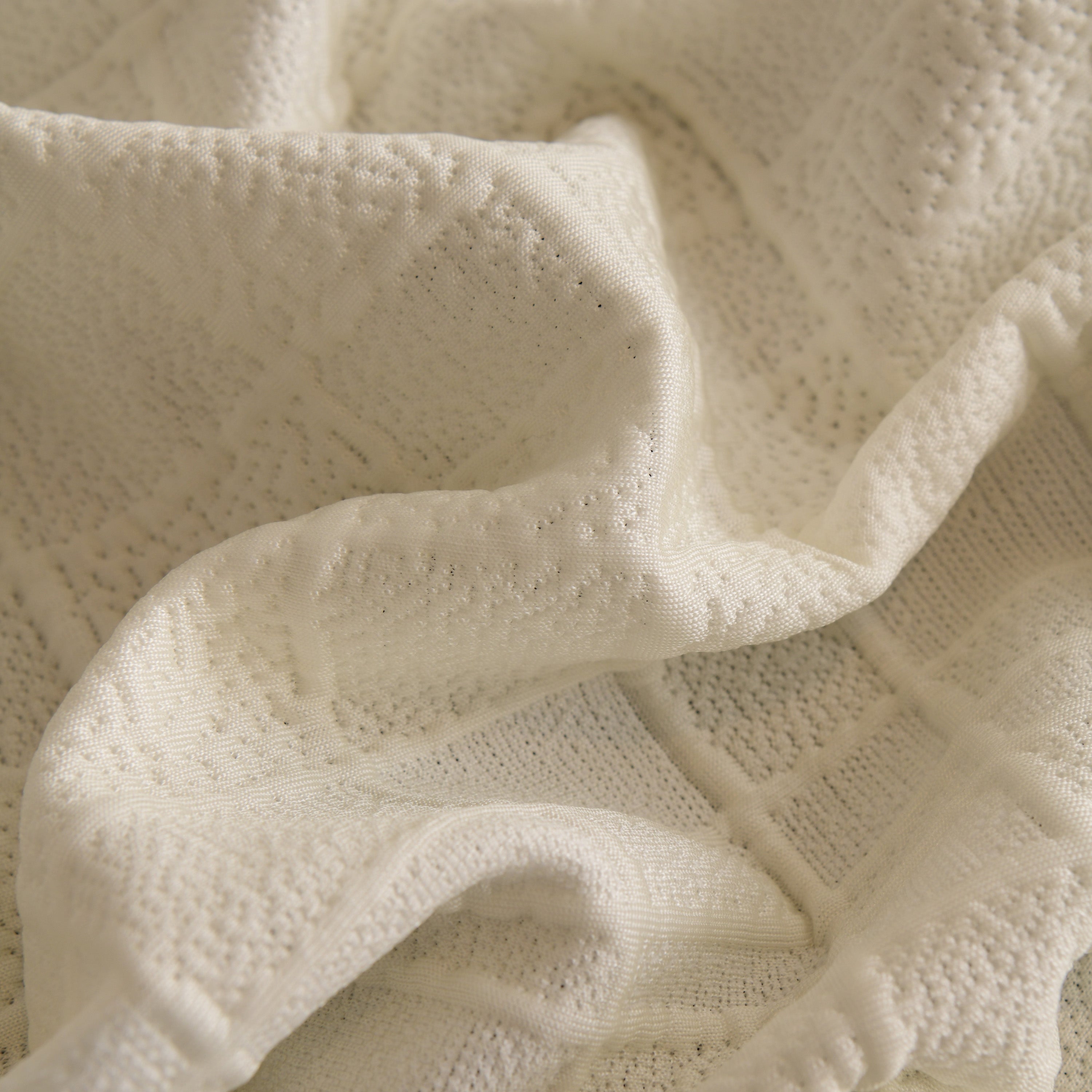 Sofa Cover Throw With Subtle Textured Stripes Lightweight Smooth Couch Slipcover