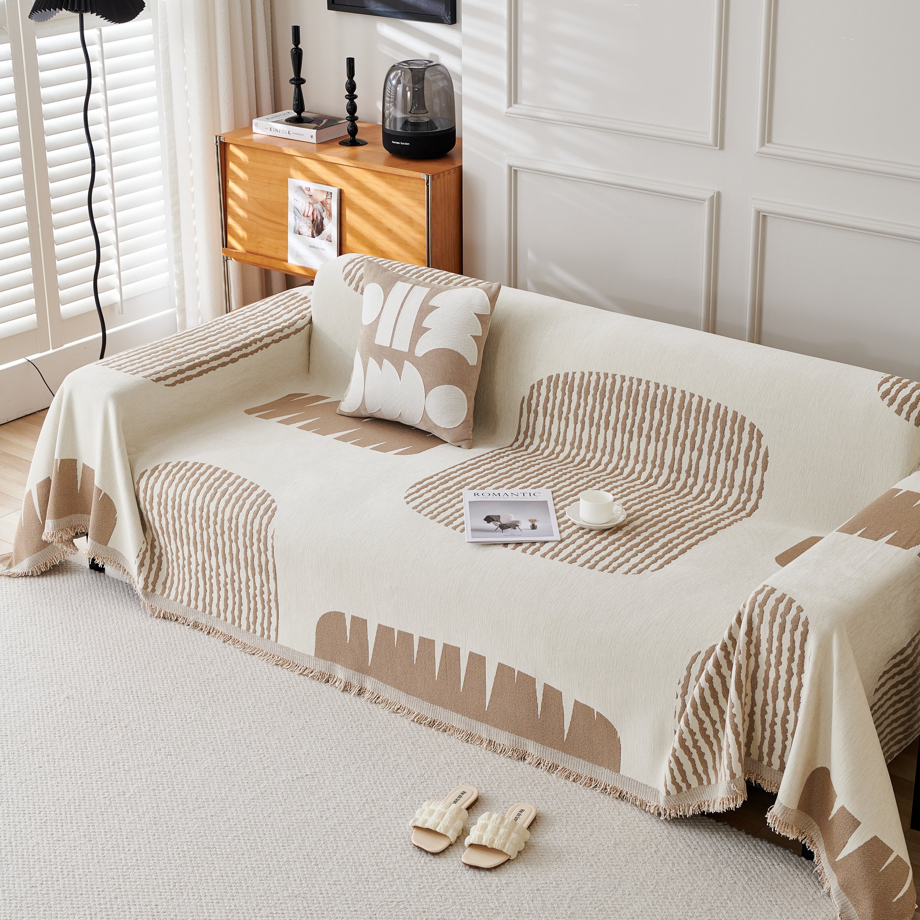 Soft Cozy Chenille Sofa Throw Blanket And Sectional Seat Covers, Scratch Resistant Sofa Couch Covers