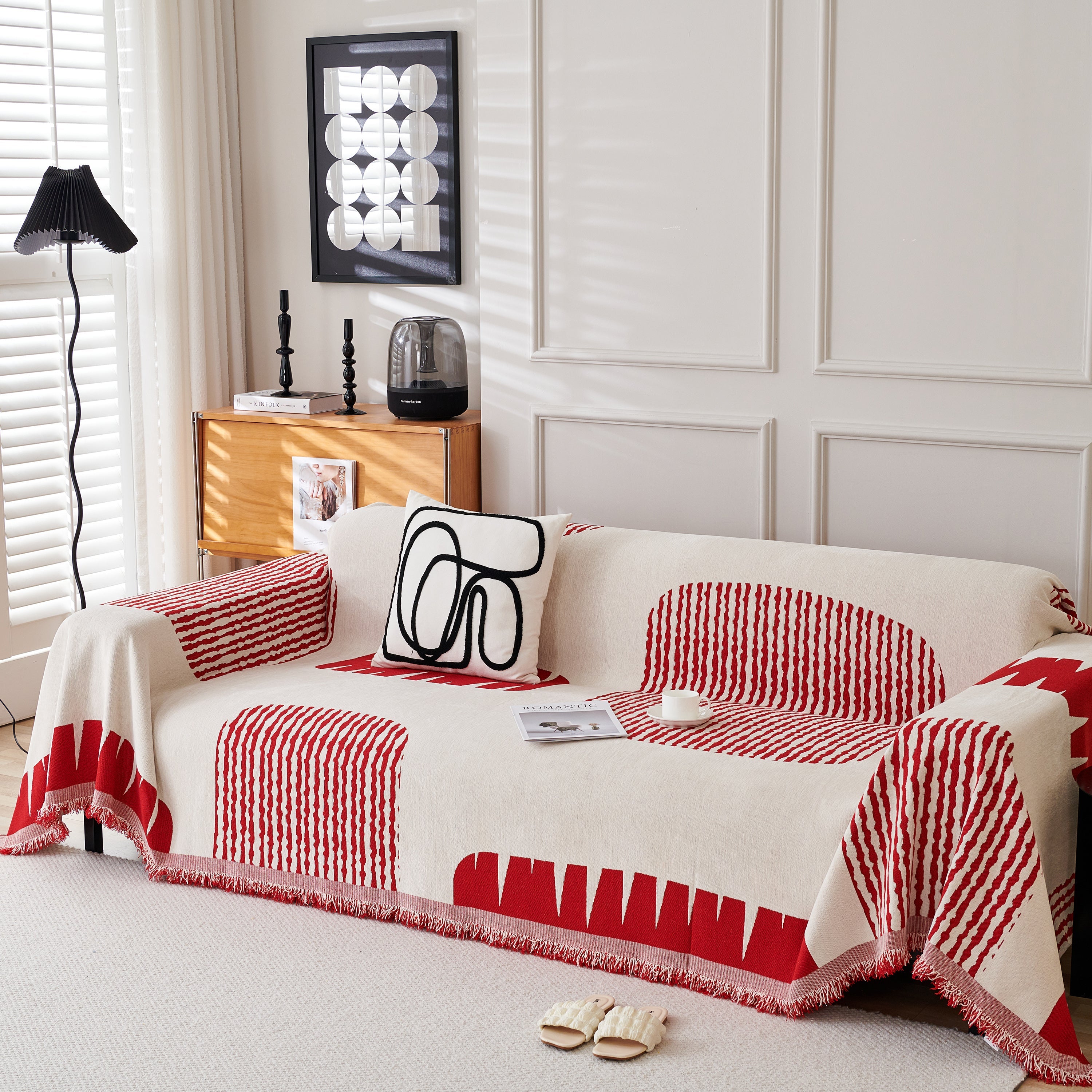 Soft Cozy Chenille Sofa Throw Blanket And Sectional Seat Covers, Scratch Resistant Sofa Couch Covers
