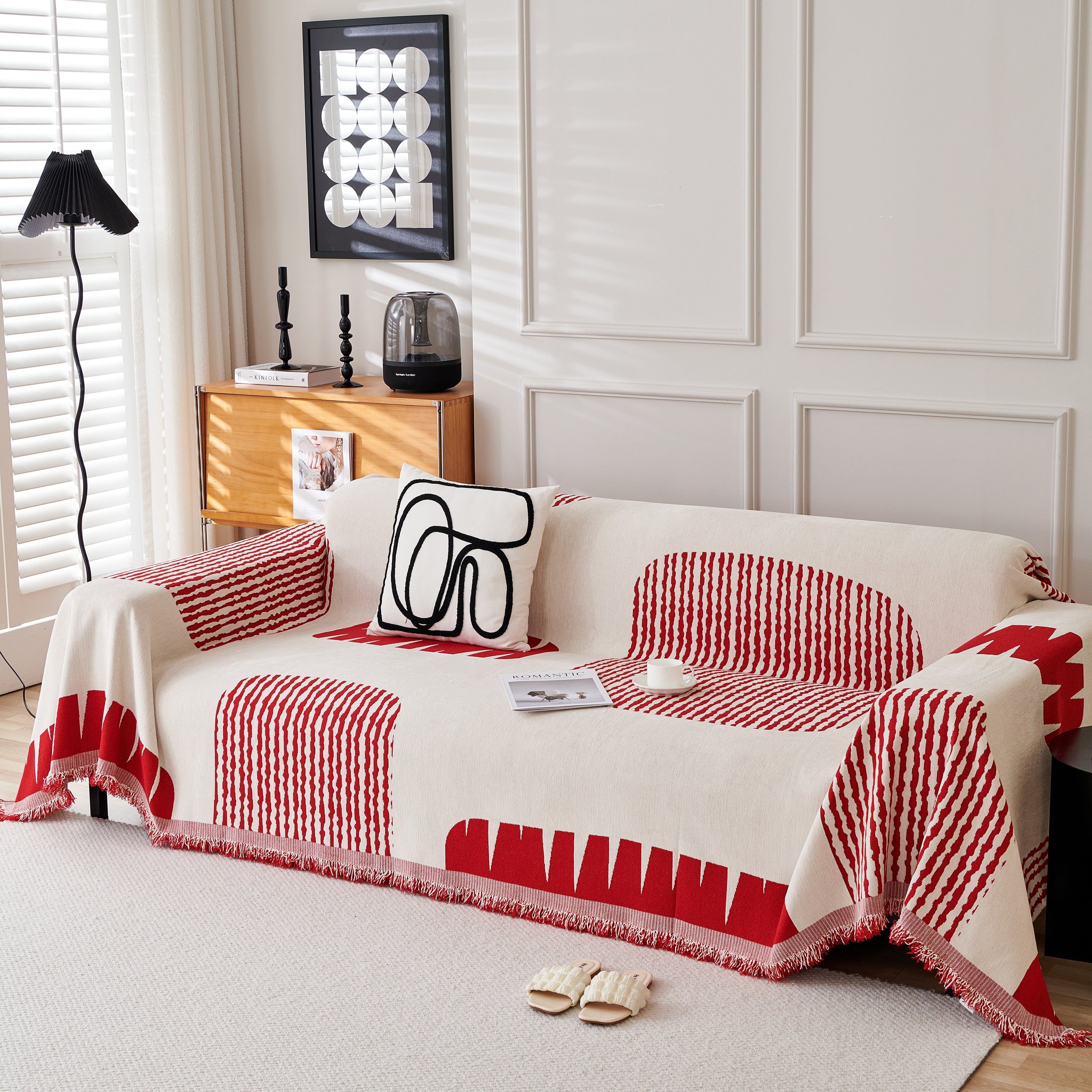 Soft Cozy Chenille Sofa Throw Blanket And Sectional Seat Covers, Scratch Resistant Sofa Couch Covers