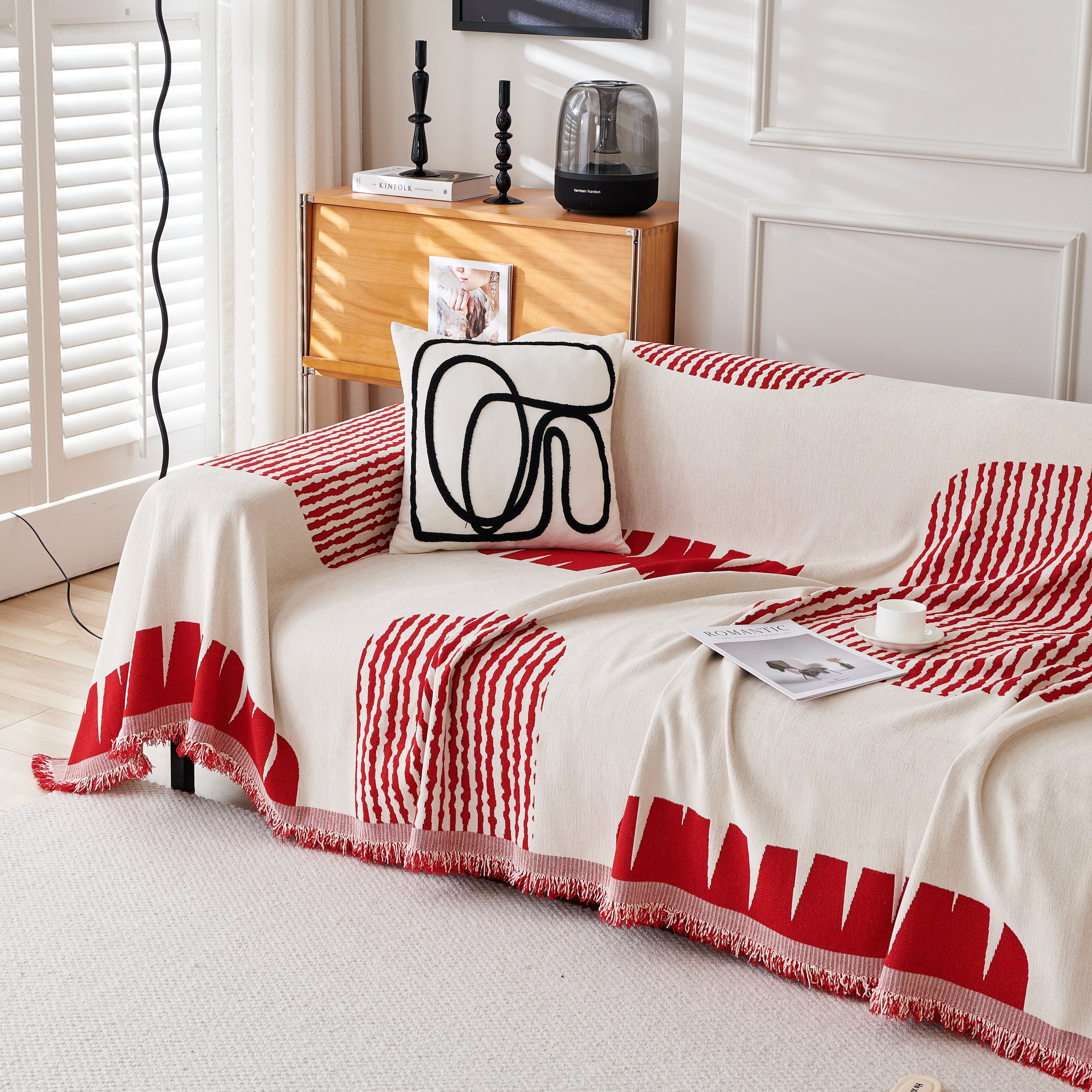 Soft Cozy Chenille Sofa Throw Blanket And Sectional Seat Covers, Scratch Resistant Sofa Couch Covers
