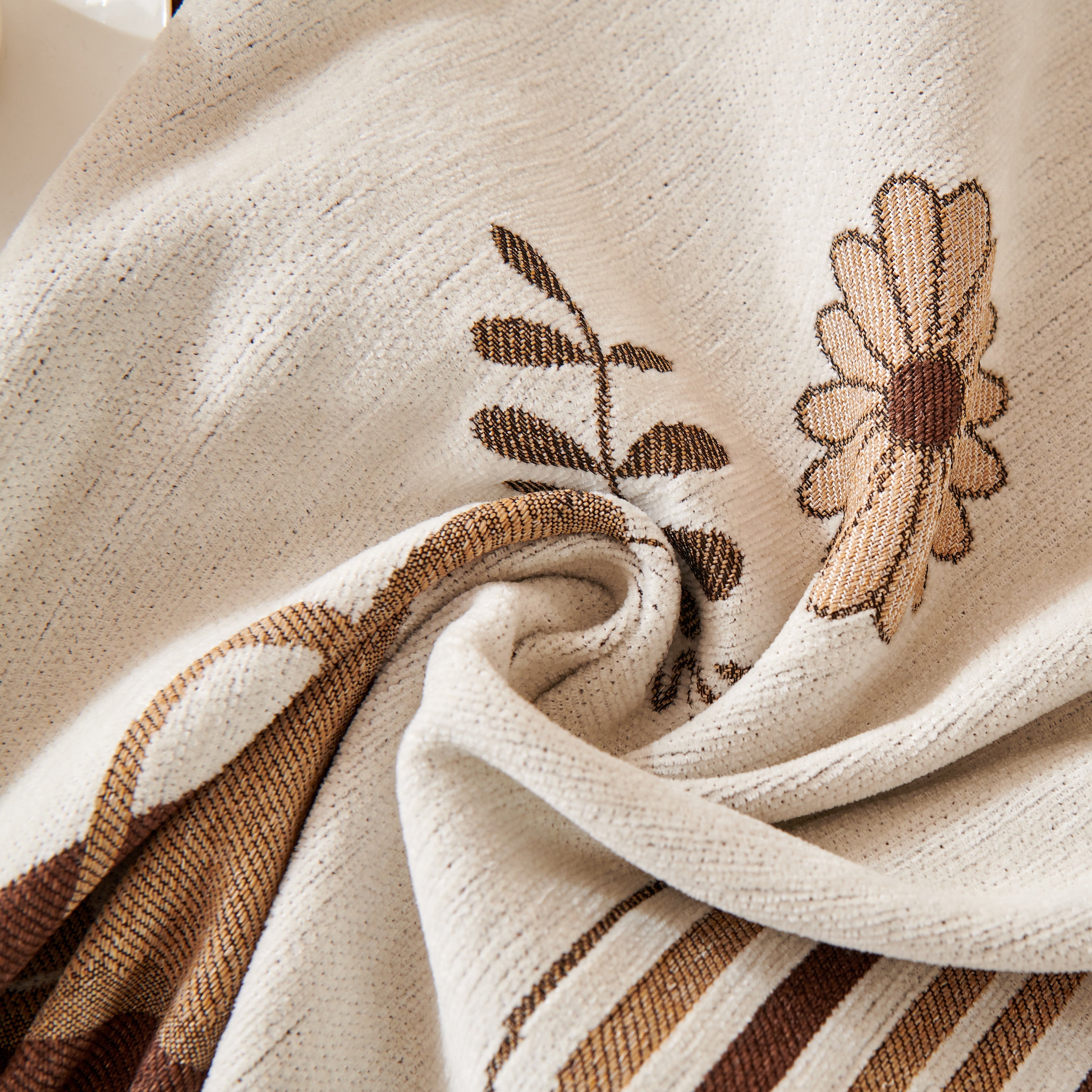 Decorative Throw Blankets For Couch Reversible Chenille Furniture Throw Covers For Sectional Sofa