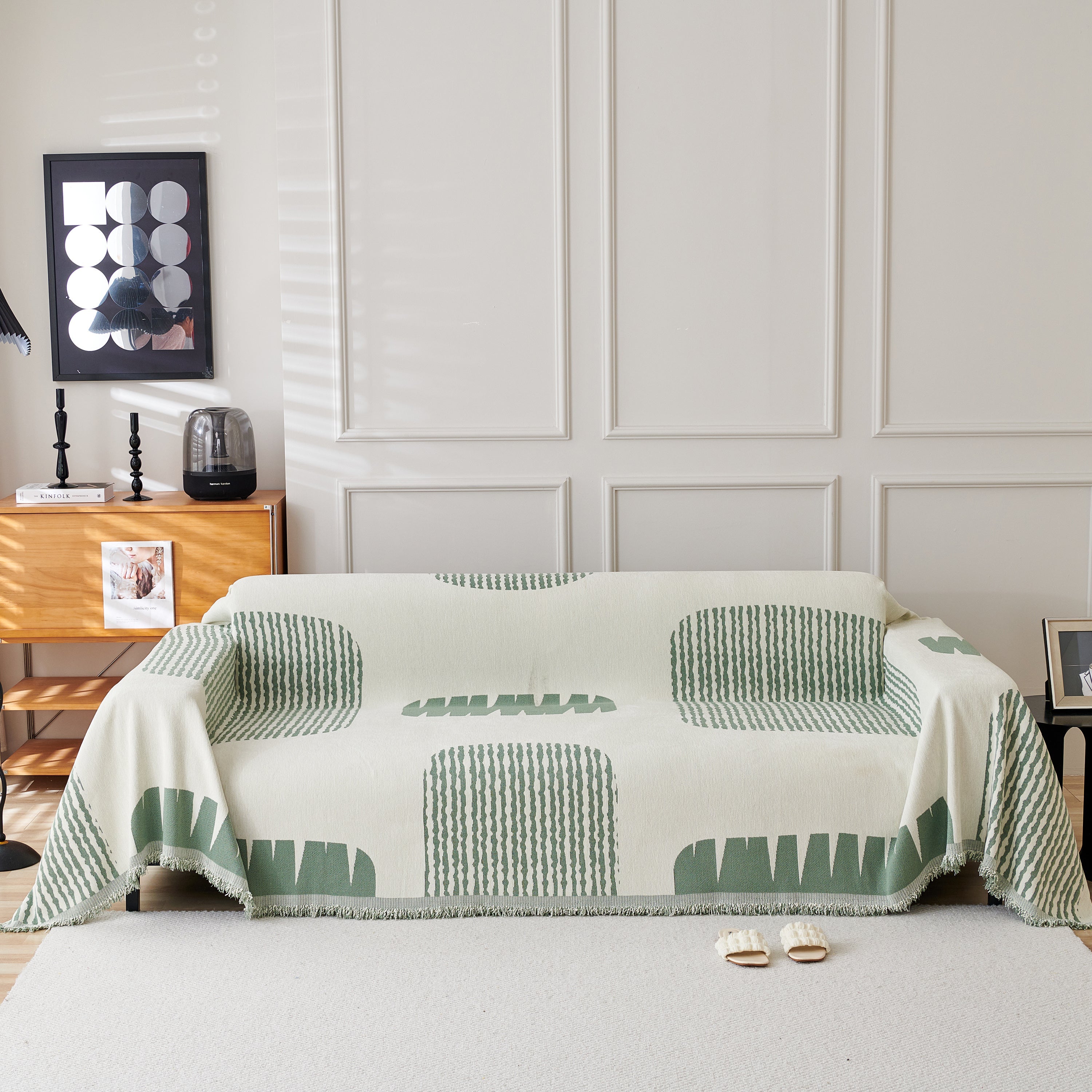Soft Cozy Chenille Sofa Throw Blanket And Sectional Seat Covers, Scratch Resistant Sofa Couch Covers
