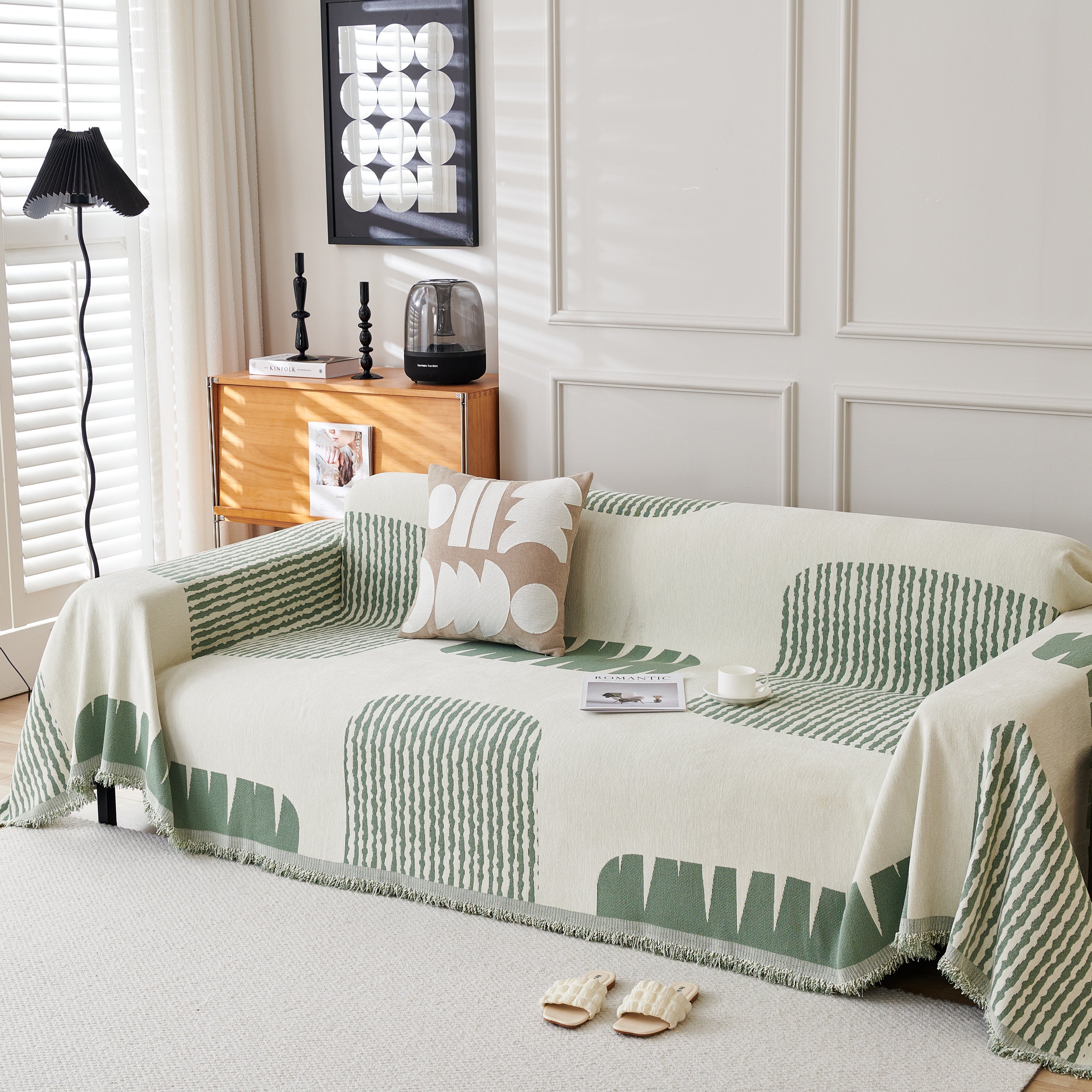 Soft Cozy Chenille Sofa Throw Blanket And Sectional Seat Covers, Scratch Resistant Sofa Couch Covers