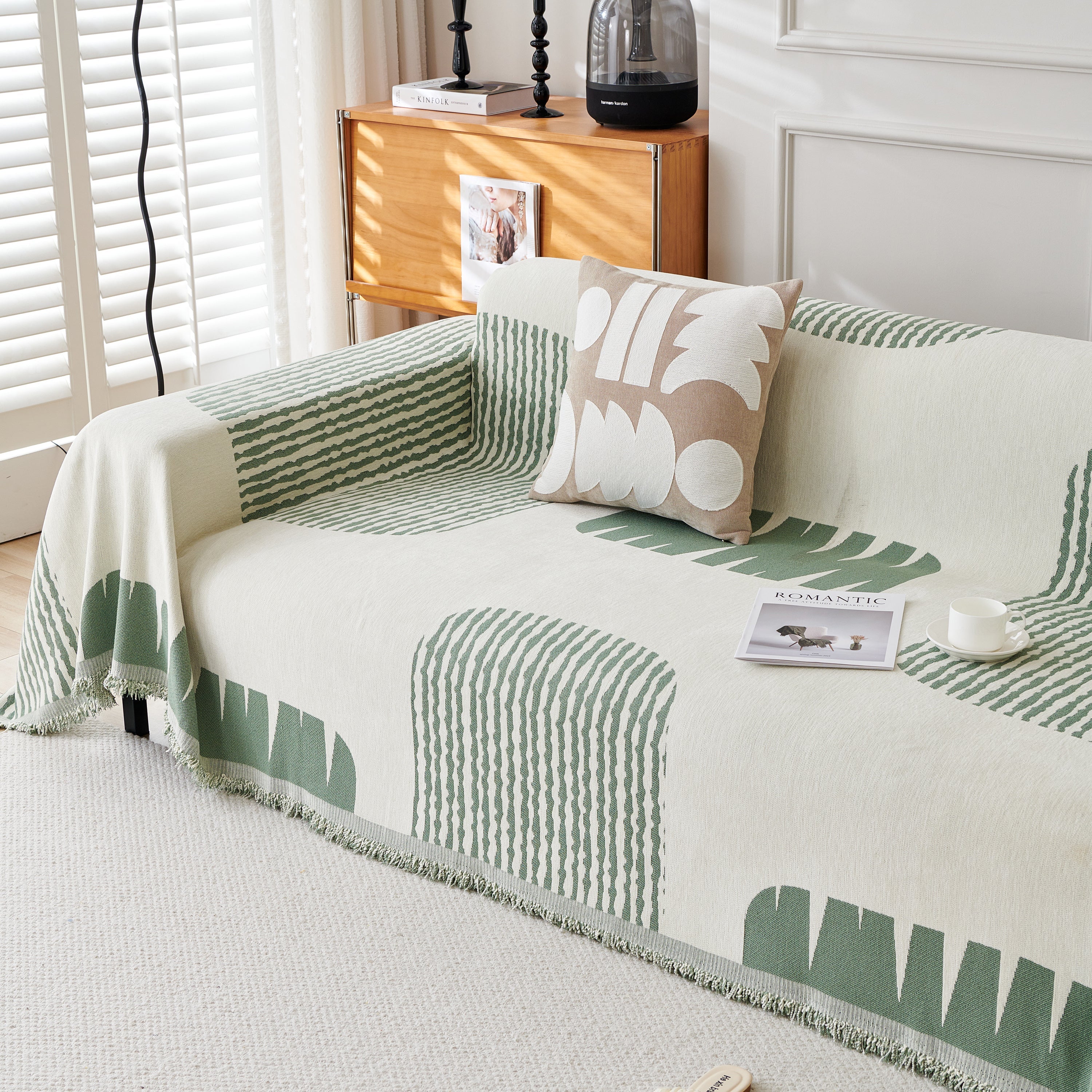 Soft Cozy Chenille Sofa Throw Blanket And Sectional Seat Covers, Scratch Resistant Sofa Couch Covers
