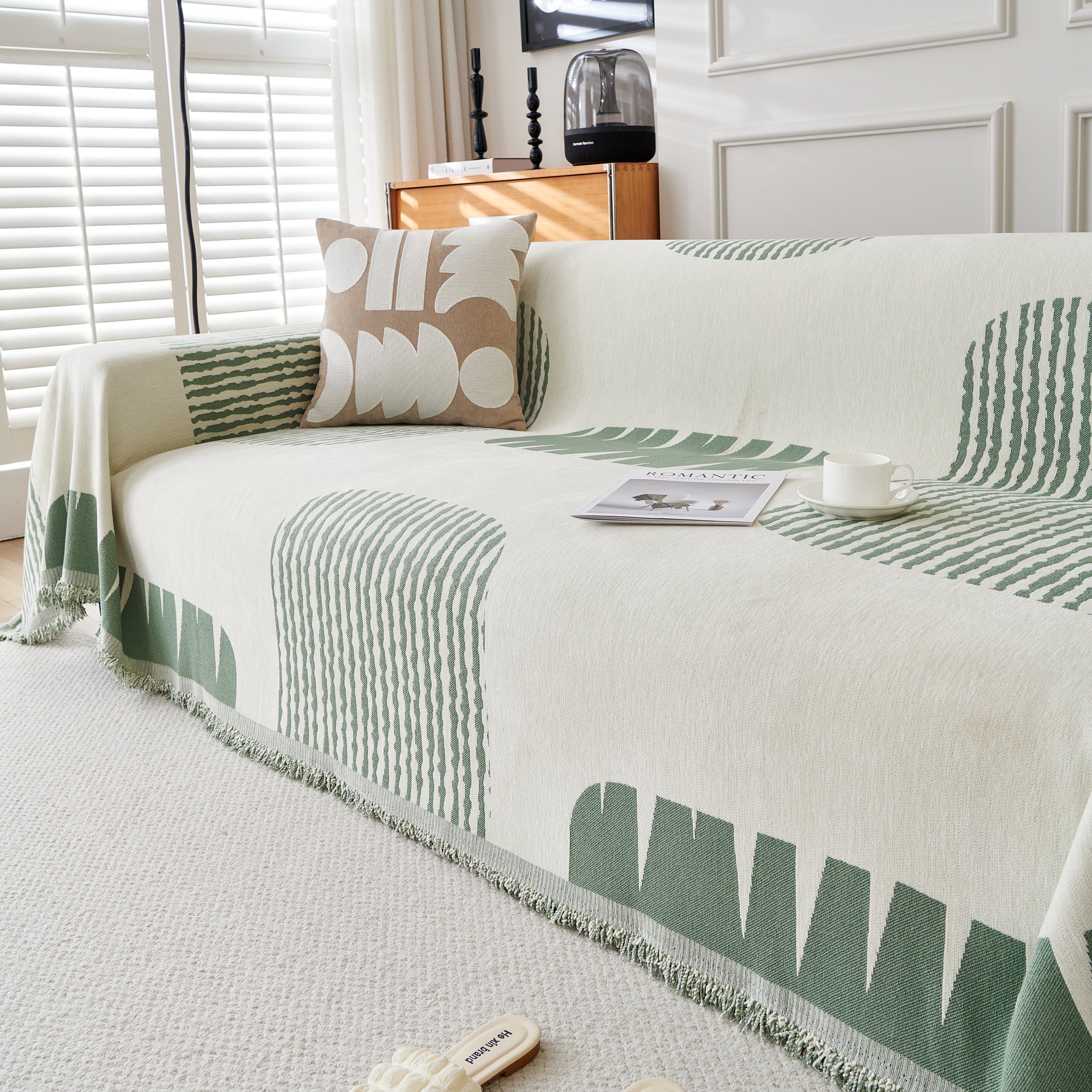 Soft Cozy Chenille Sofa Throw Blanket And Sectional Seat Covers, Scratch Resistant Sofa Couch Covers