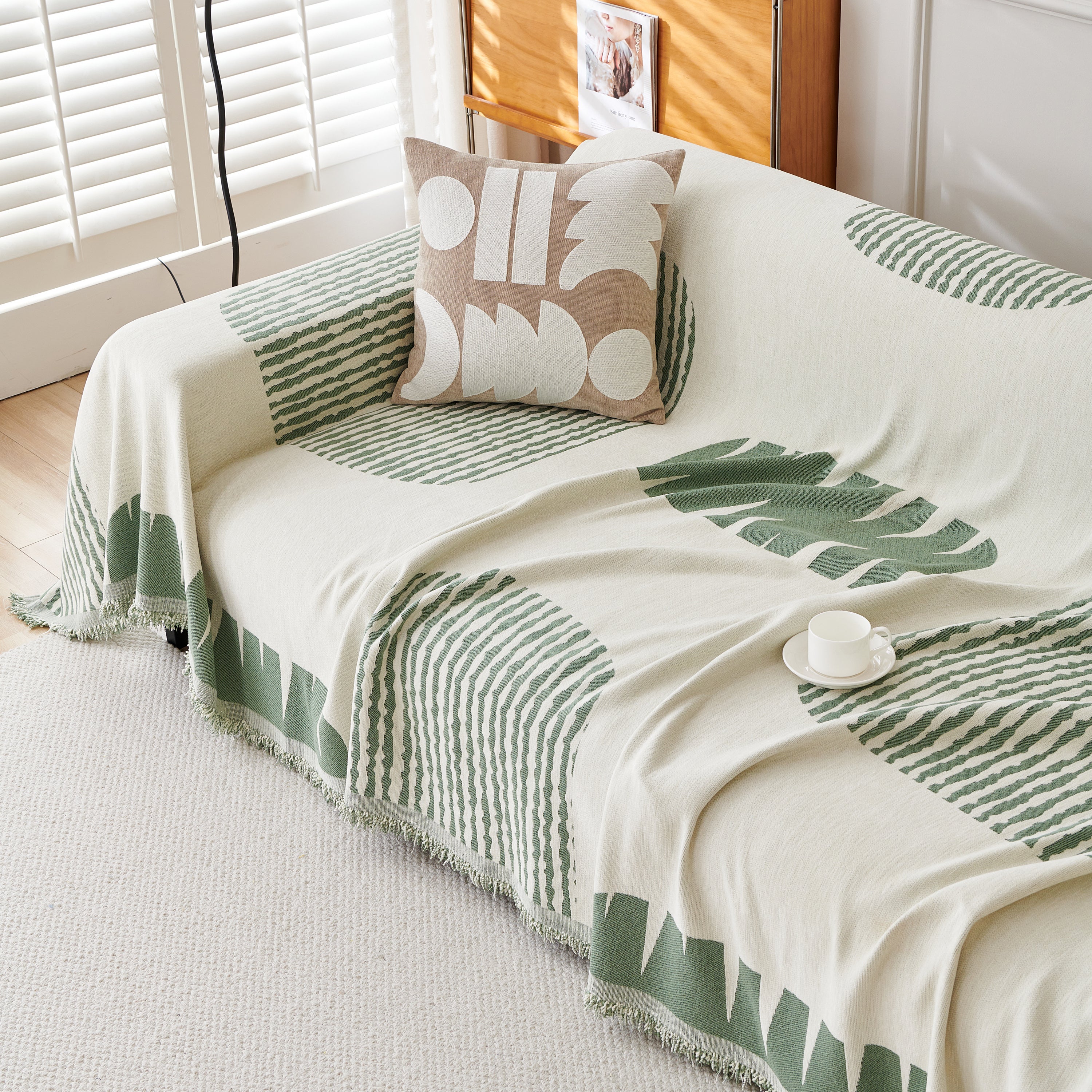 Soft Cozy Chenille Sofa Throw Blanket And Sectional Seat Covers, Scratch Resistant Sofa Couch Covers