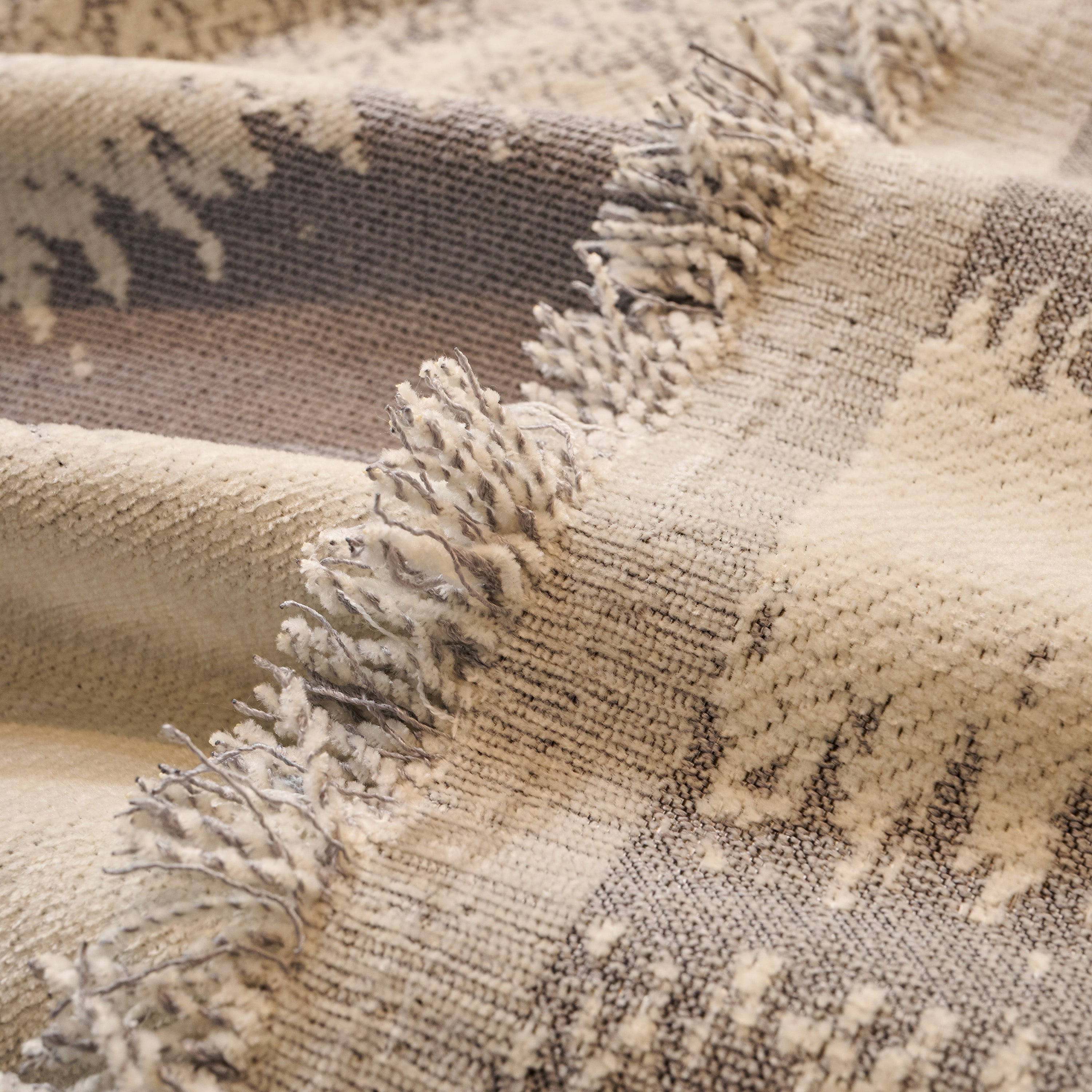 Chenille Reversible Rainbow Couch Cover Blanket For Sofas, Pet Friendly Couch Slipcovers With Tassel
