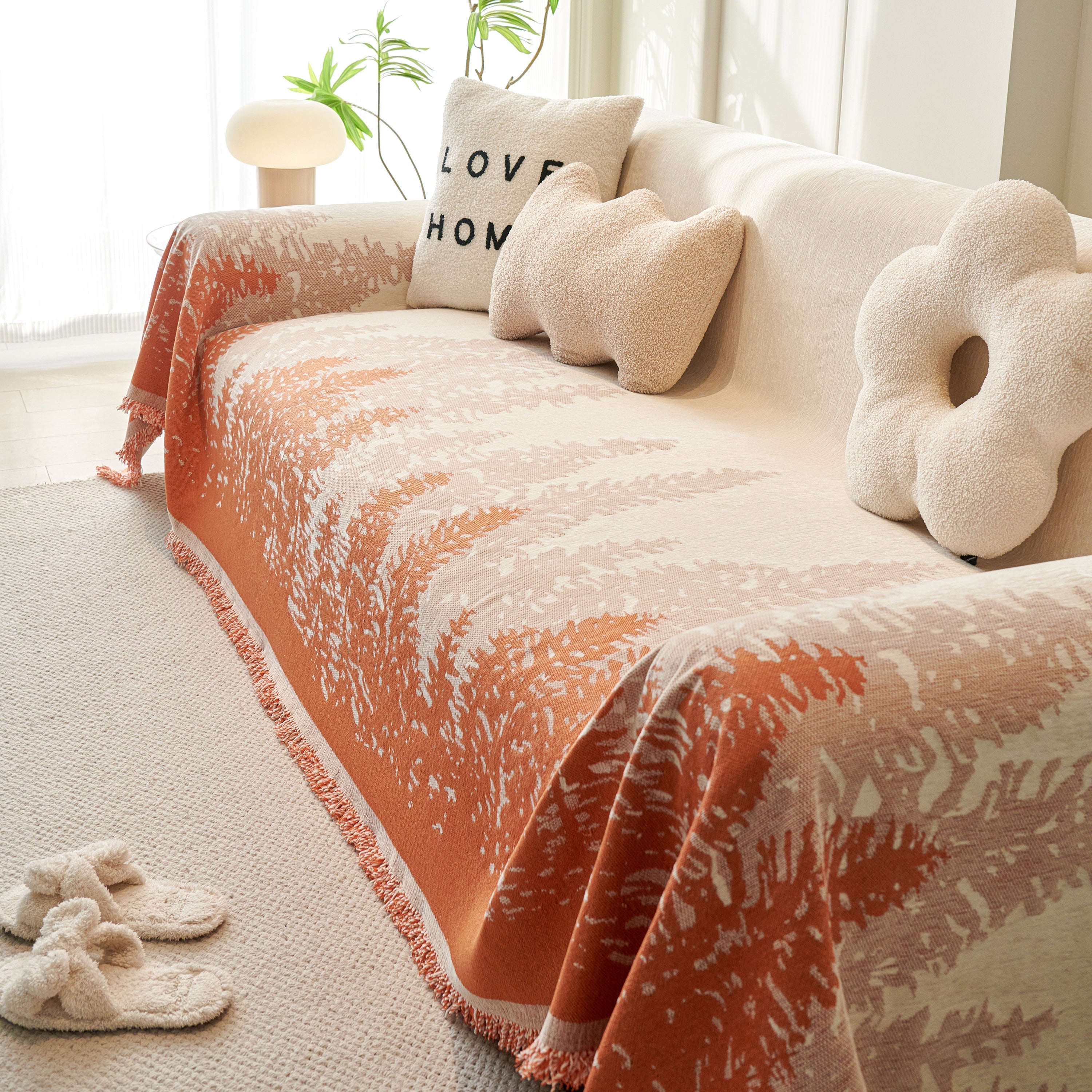 Chenille Grove Sofa Cover Blanket Furniture Protector, Couch Protector Sofa Throw Cover For Couches