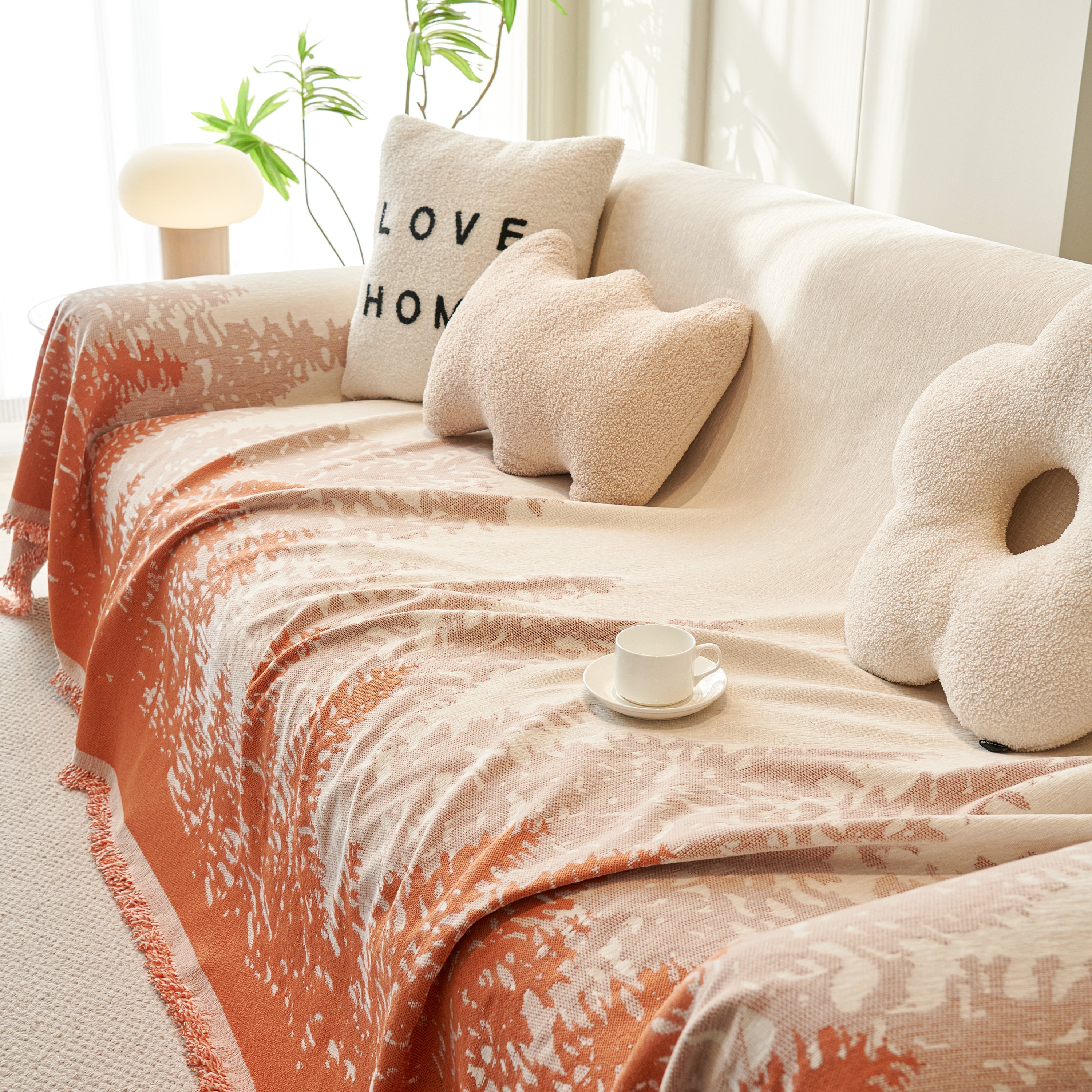 Chenille Grove Sofa Cover Blanket Furniture Protector, Couch Protector Sofa Throw Cover For Couches