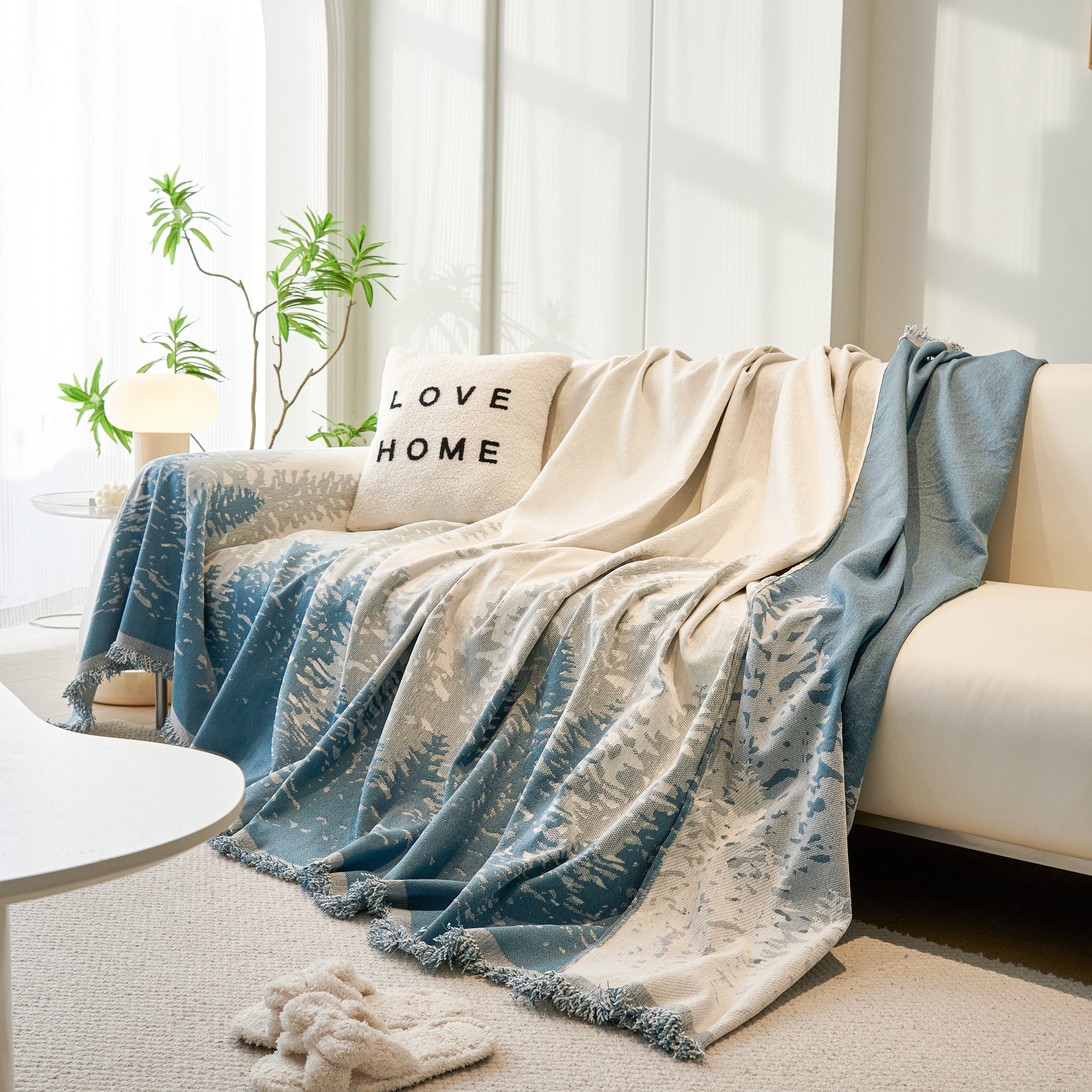 Chenille Grove Sofa Cover Blanket Furniture Protector, Couch Protector Sofa Throw Cover For Couches