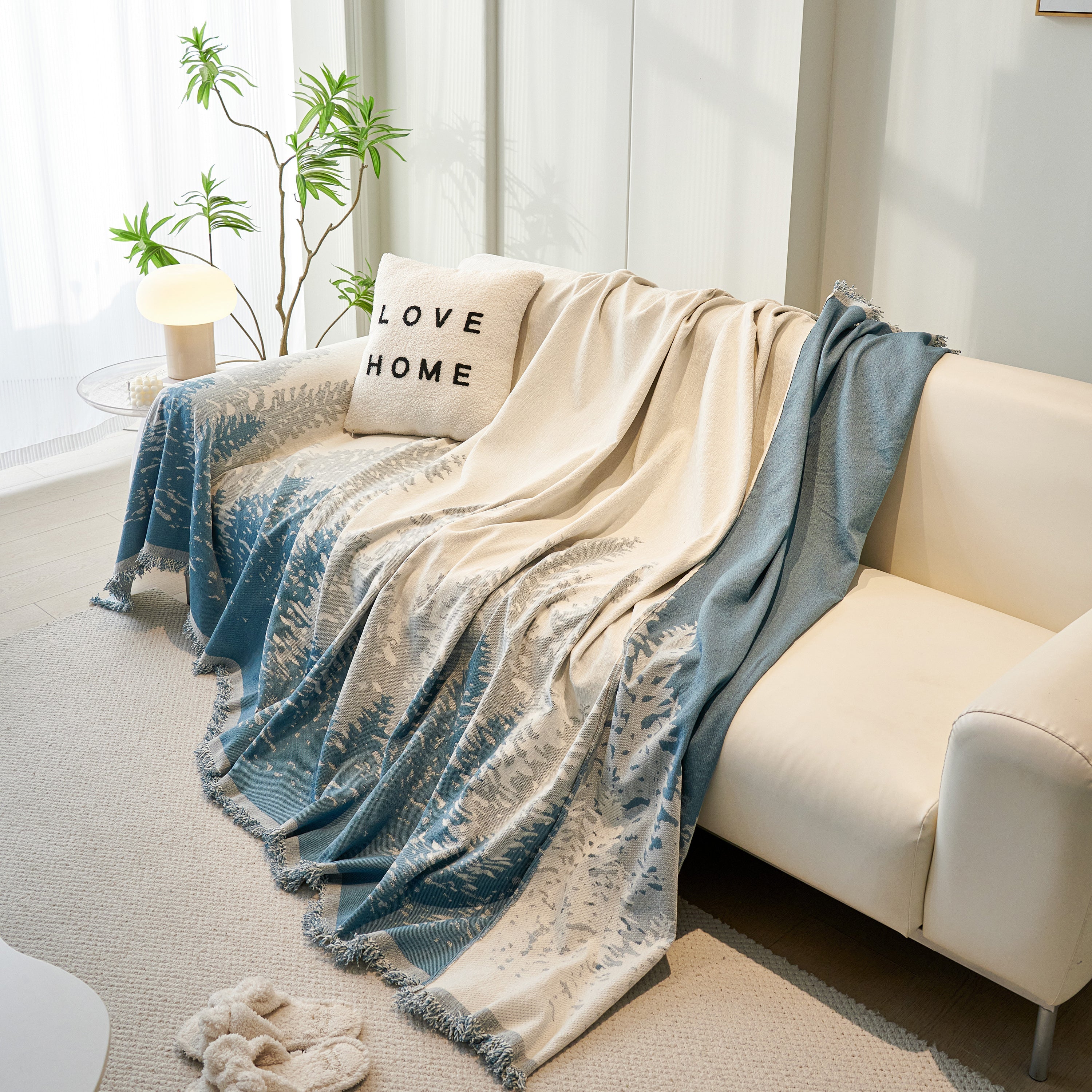 Chenille Grove Sofa Cover Blanket Furniture Protector, Couch Protector Sofa Throw Cover For Couches