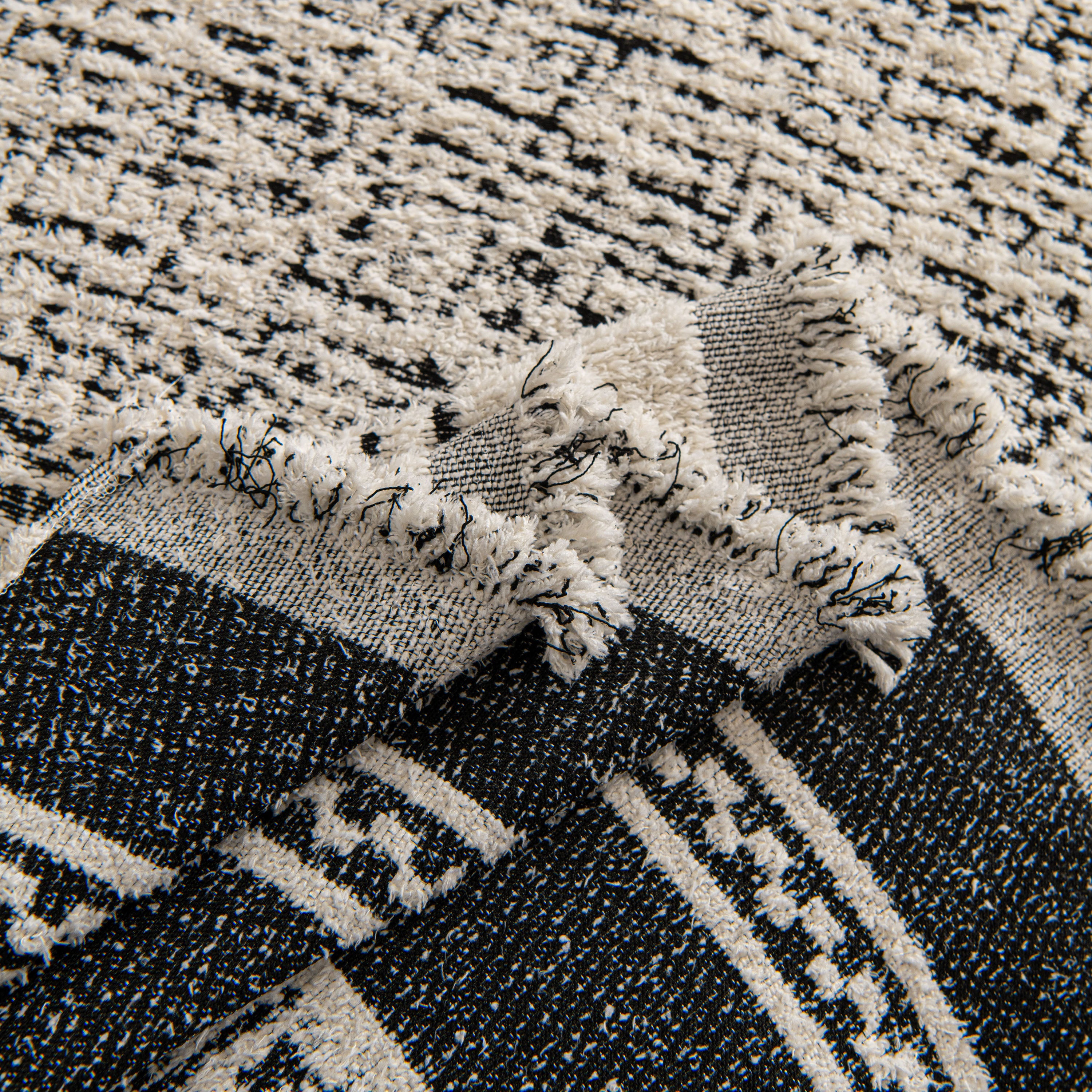 Textured Woven Furniture Protector For Couch, Rustic Farmhouse Sofa Throw Blanket